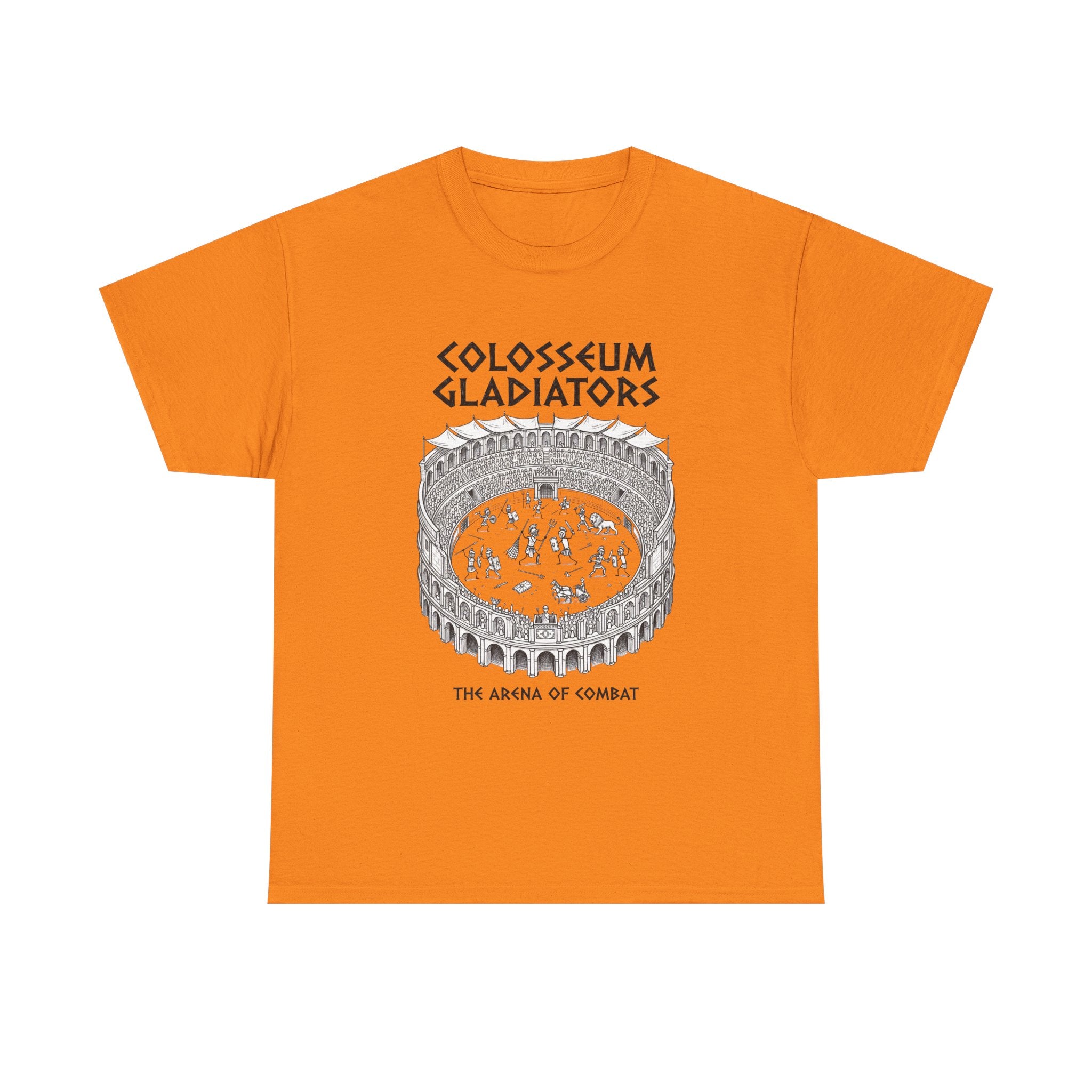 Colosseum Gladiators Tee — Ancient Roman Arena Graphic T-Shirt