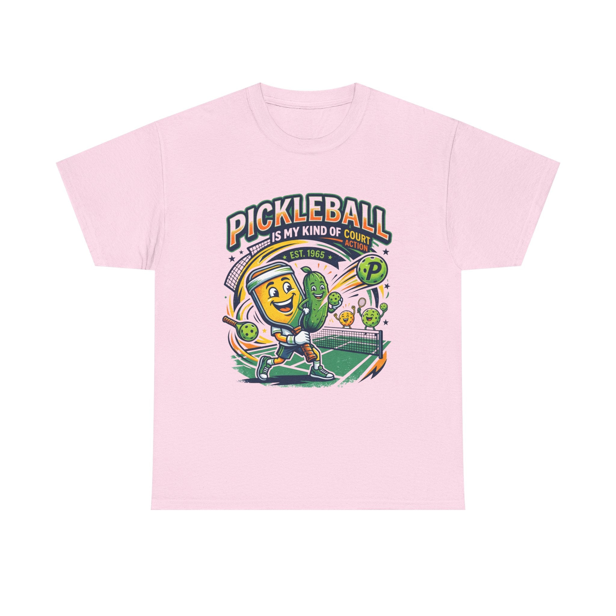 Pickleball Is My Kind of Court T‑Shirt — Funny Pickle Paddle & Dink Graphic Tee