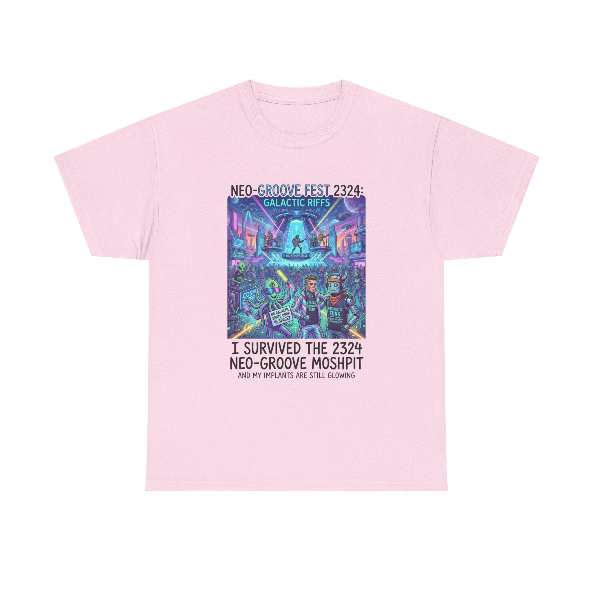 Neo-Groove Fest 2324 Tee — "I Survived the 2324 Neo-Groove Moshpit" Concert T-Shirt