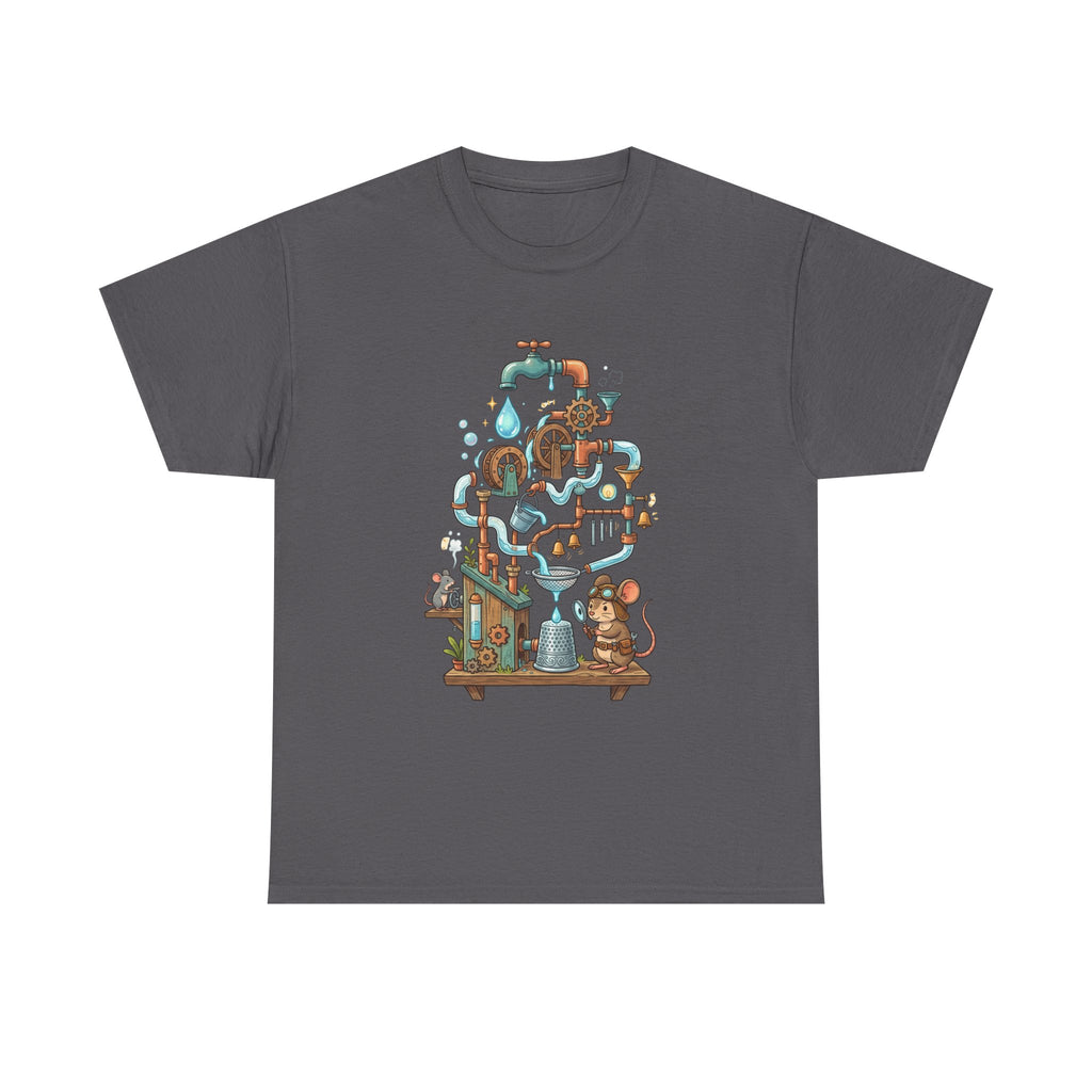 Water Machine T-Shirt — Cute Mouse Contraption Tee