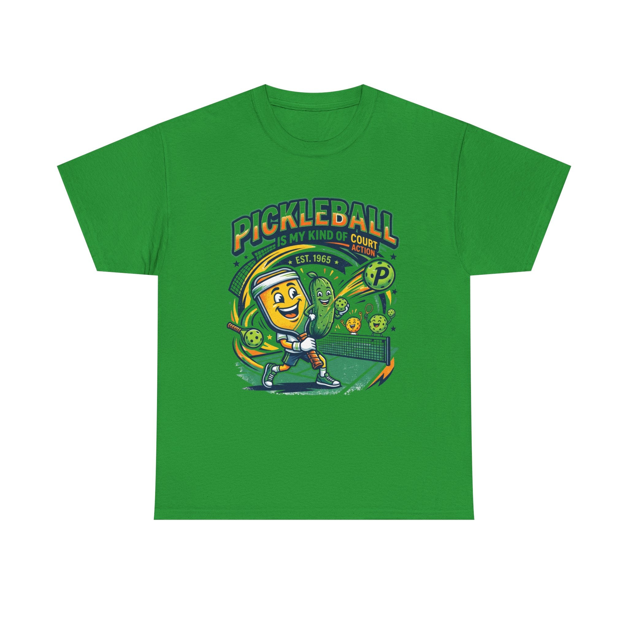 Pickleball Is My Kind of Court T‑Shirt — Funny Pickle Paddle & Dink Graphic Tee