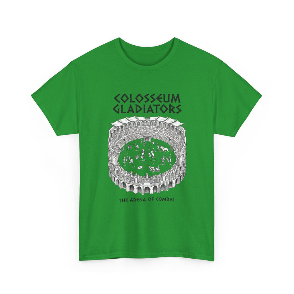 Colosseum Gladiators Tee — Ancient Roman Arena Graphic T-Shirt