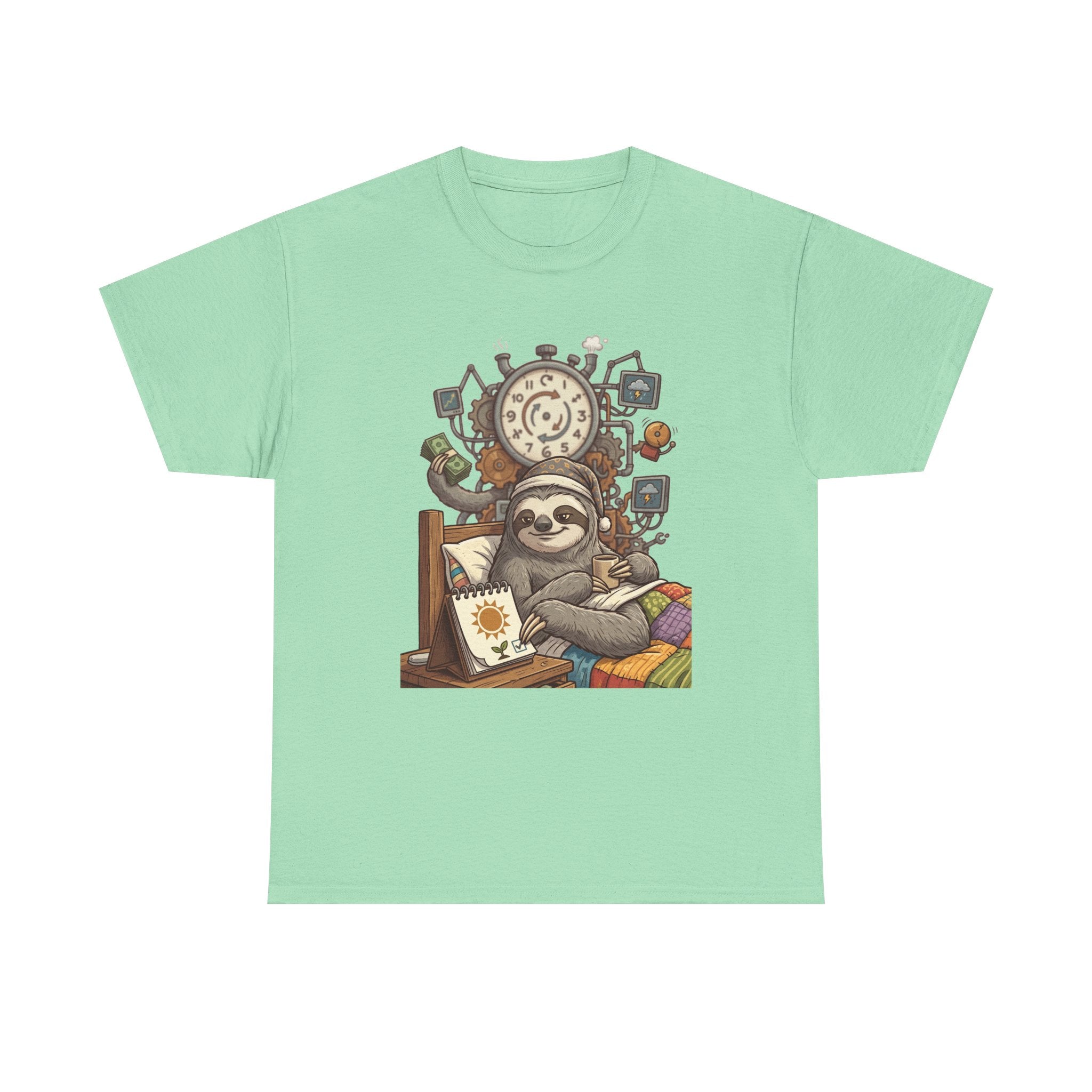 Sloth Cozy Vibes T‑Shirt