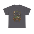 Steampunk Billiards Tee – 'The Gentleman's Pneumatic Cue' Pool Table Graphic Shirt