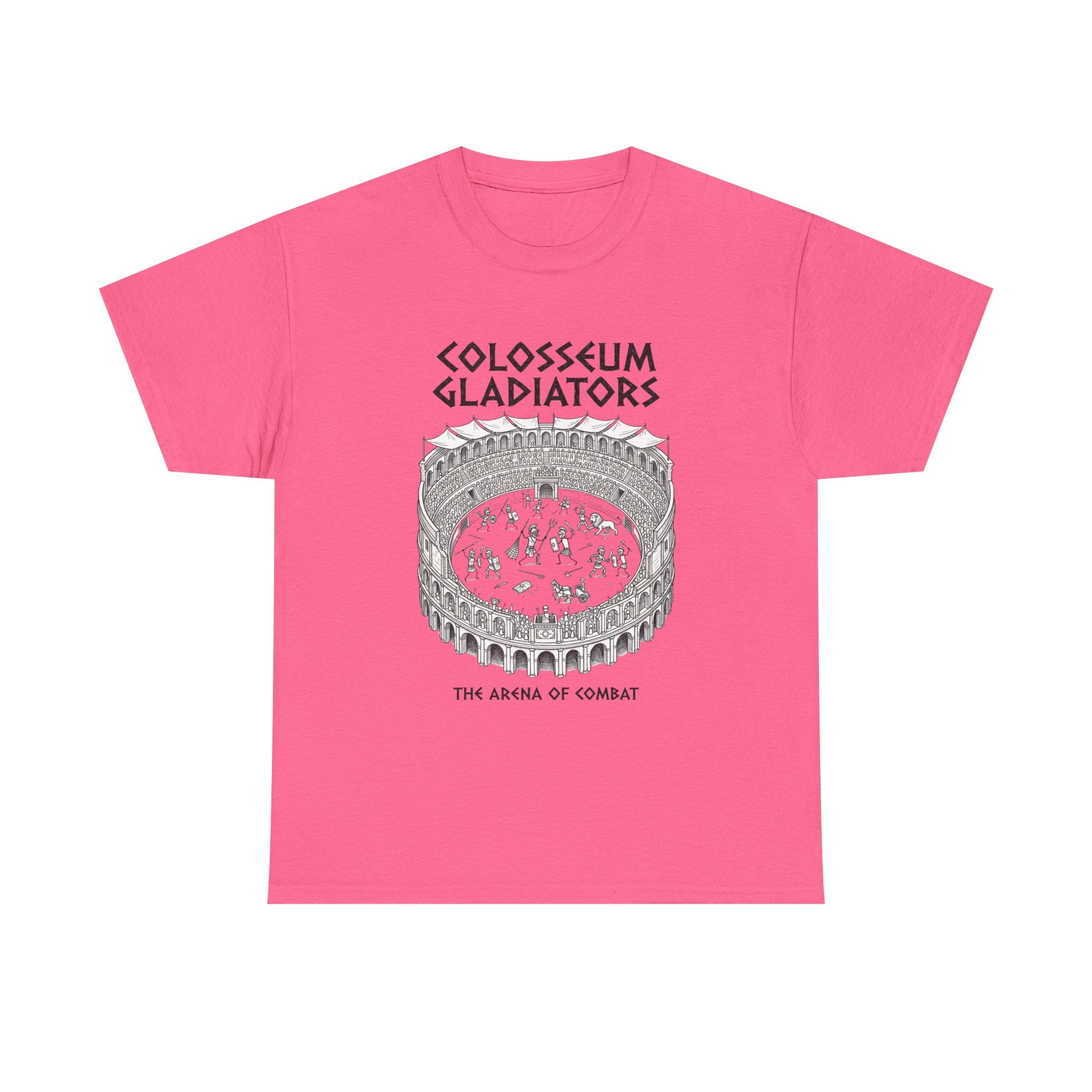 Colosseum Gladiators Tee — Ancient Roman Arena Graphic T-Shirt