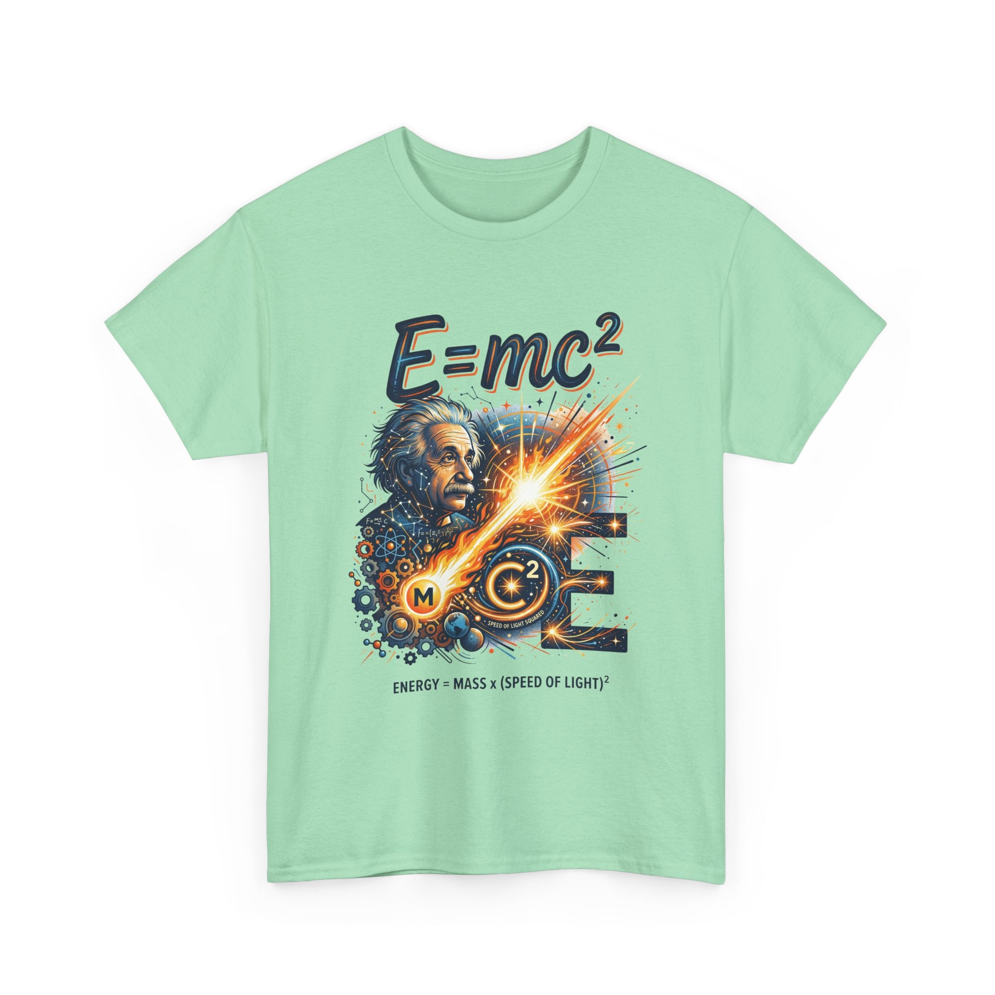 E=mc Einstein Physics T-Shirt — Science Lover Tee