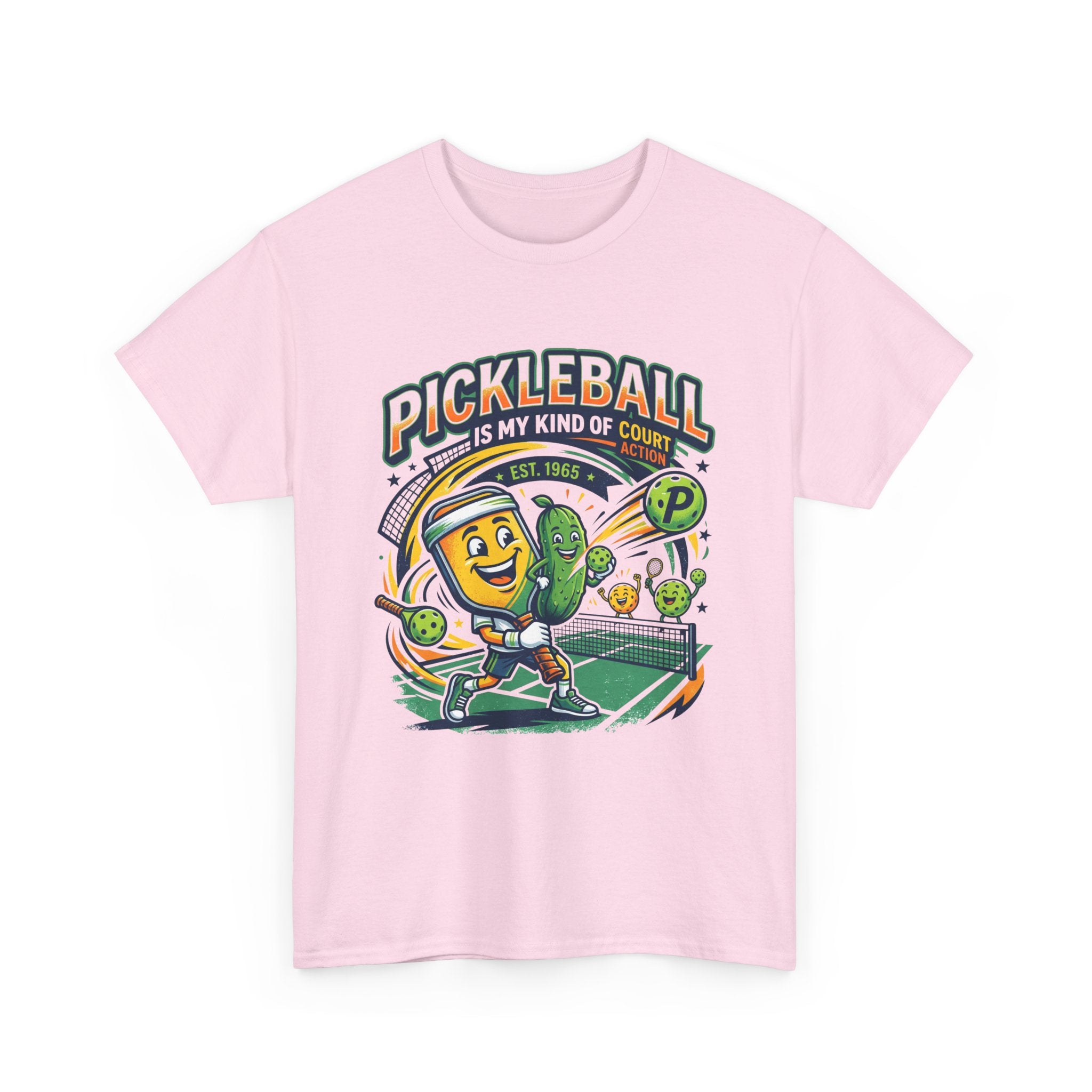 Pickleball Is My Kind of Court T‑Shirt — Funny Pickle Paddle & Dink Graphic Tee