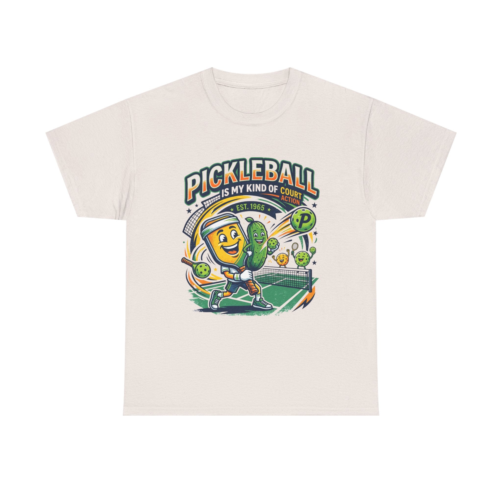 Pickleball Is My Kind of Court T‑Shirt — Funny Pickle Paddle & Dink Graphic Tee