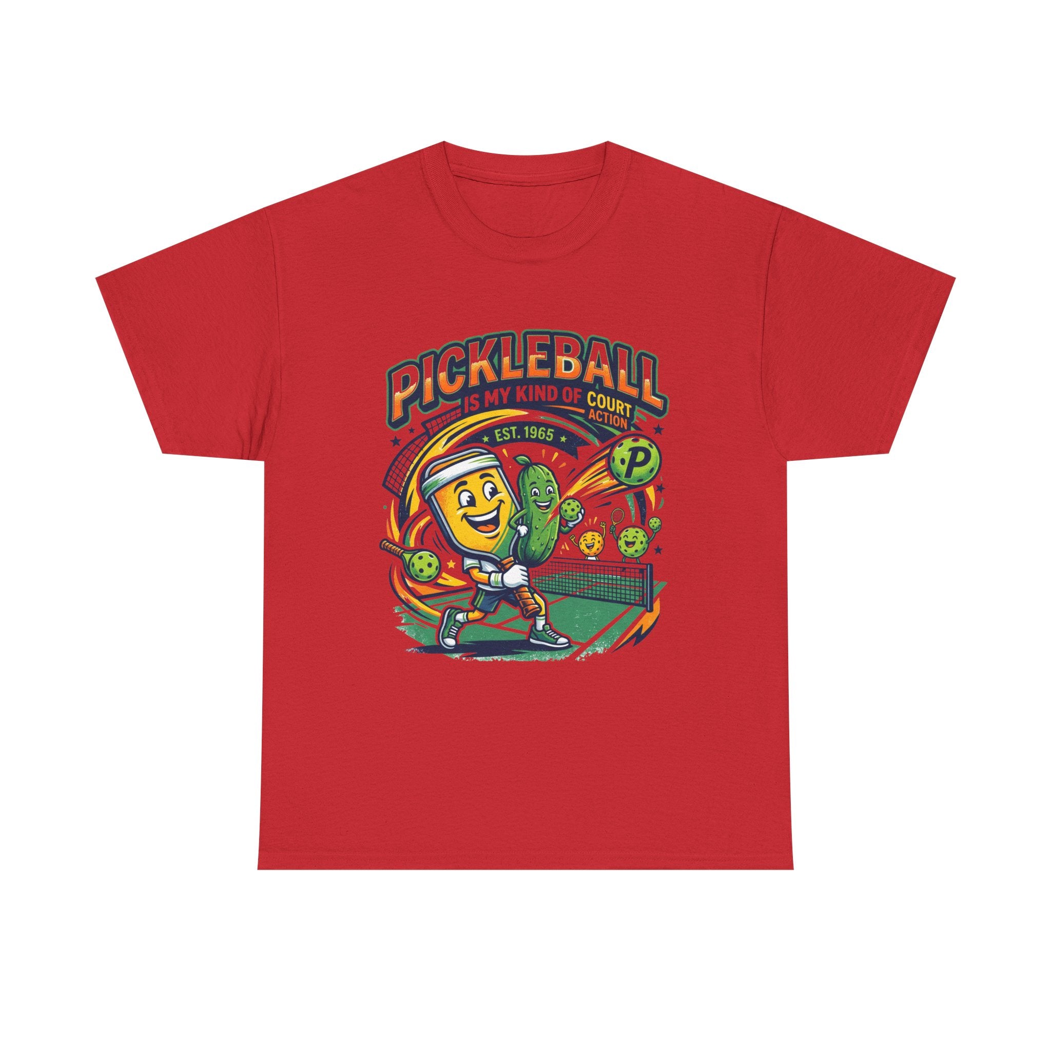 Pickleball Is My Kind of Court T‑Shirt — Funny Pickle Paddle & Dink Graphic Tee