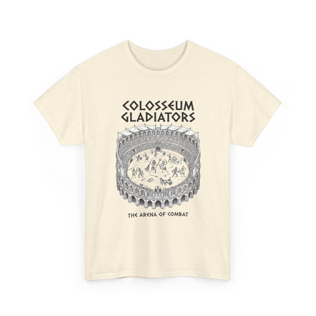 Colosseum Gladiators Tee — Ancient Roman Arena Graphic T-Shirt