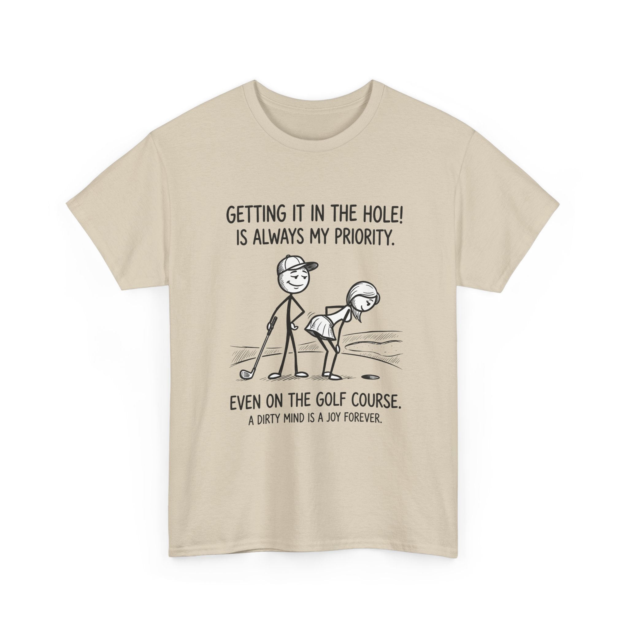 Golf T‑Shirt - "Getting It in the Hole!" Funny Golf Humor Tee