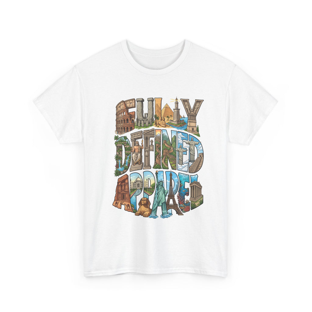 Fully Defined Apparel T‑Shirt — Retro Travel Illustration Tee