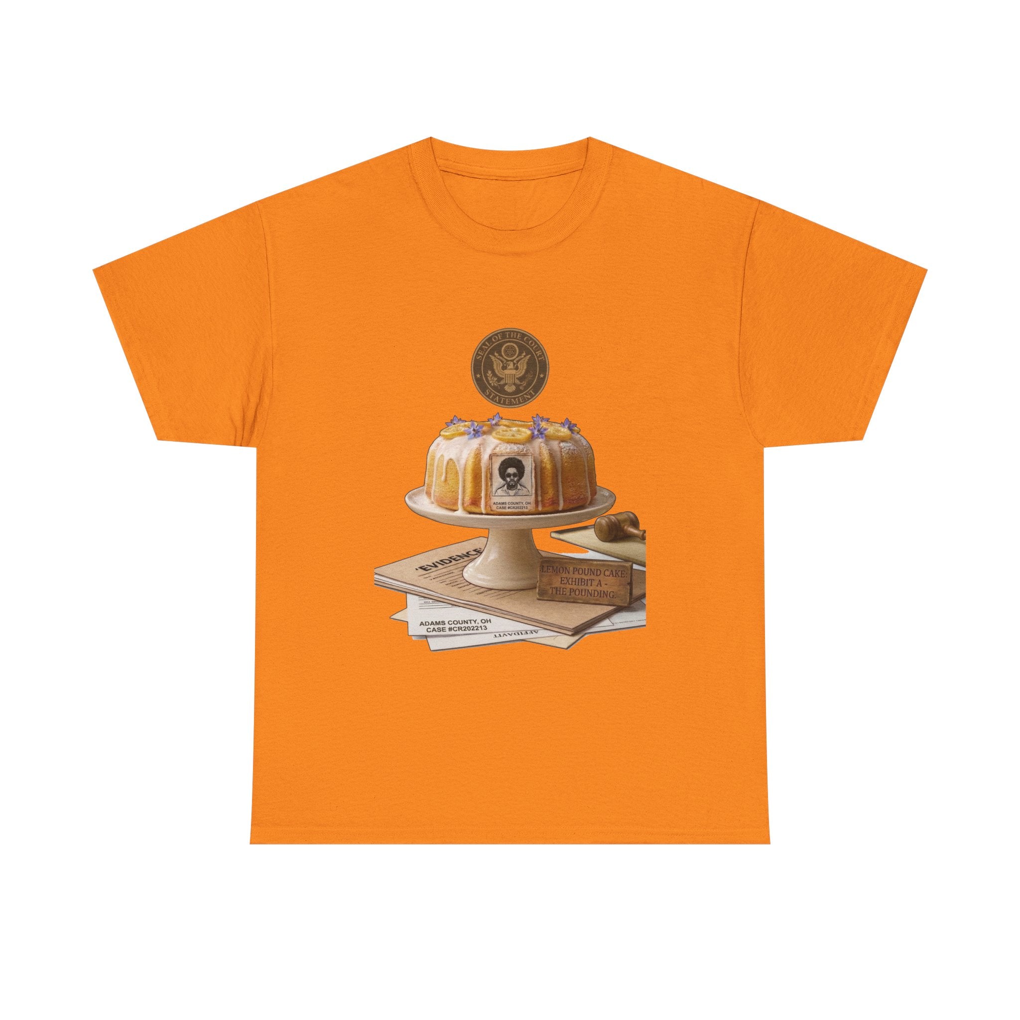 Lemon Pound Cake T‑Shirt — Vintage Baking Illustration Tee