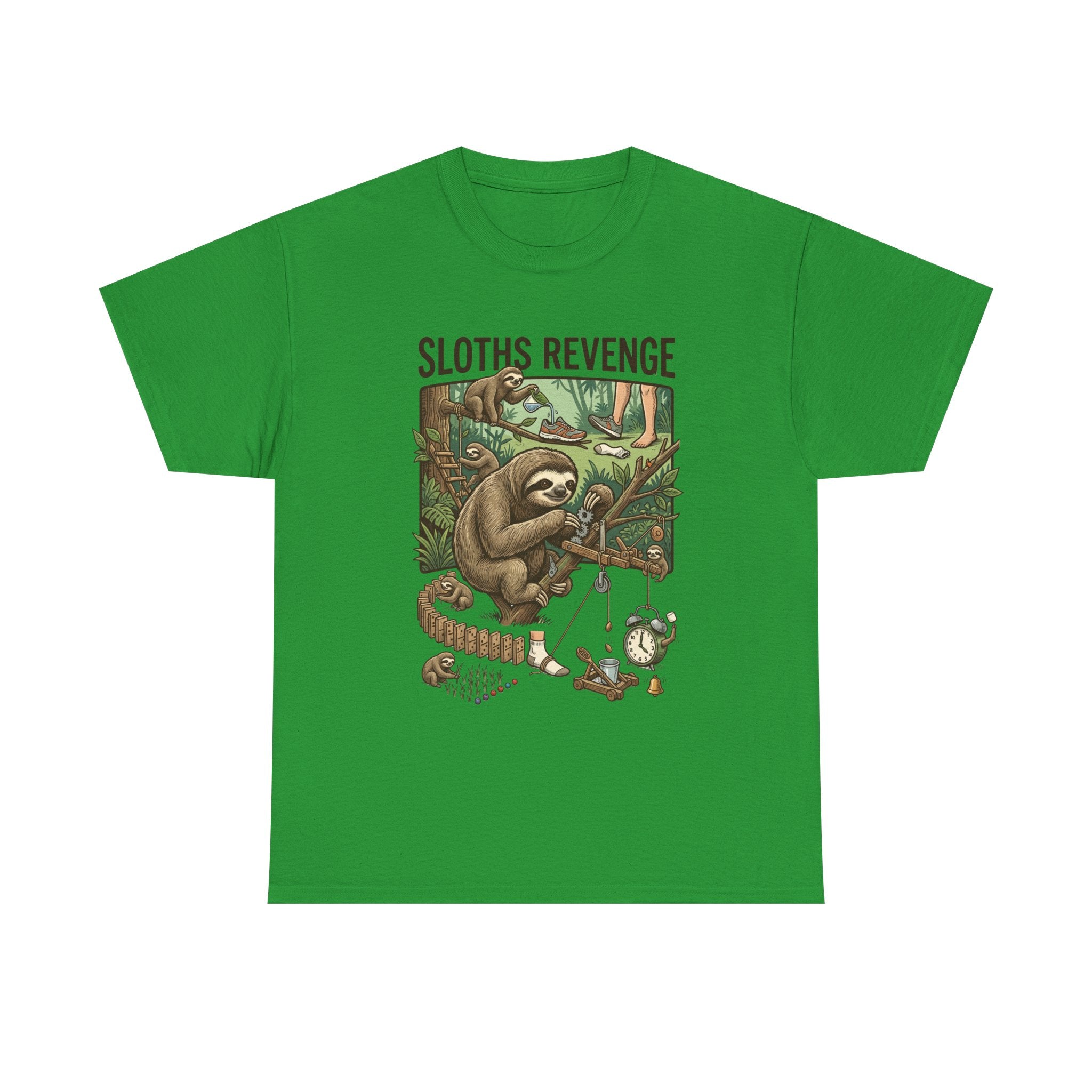 Sloths Revenge T-Shirt — Funny Retro Sloth Graphic Tee