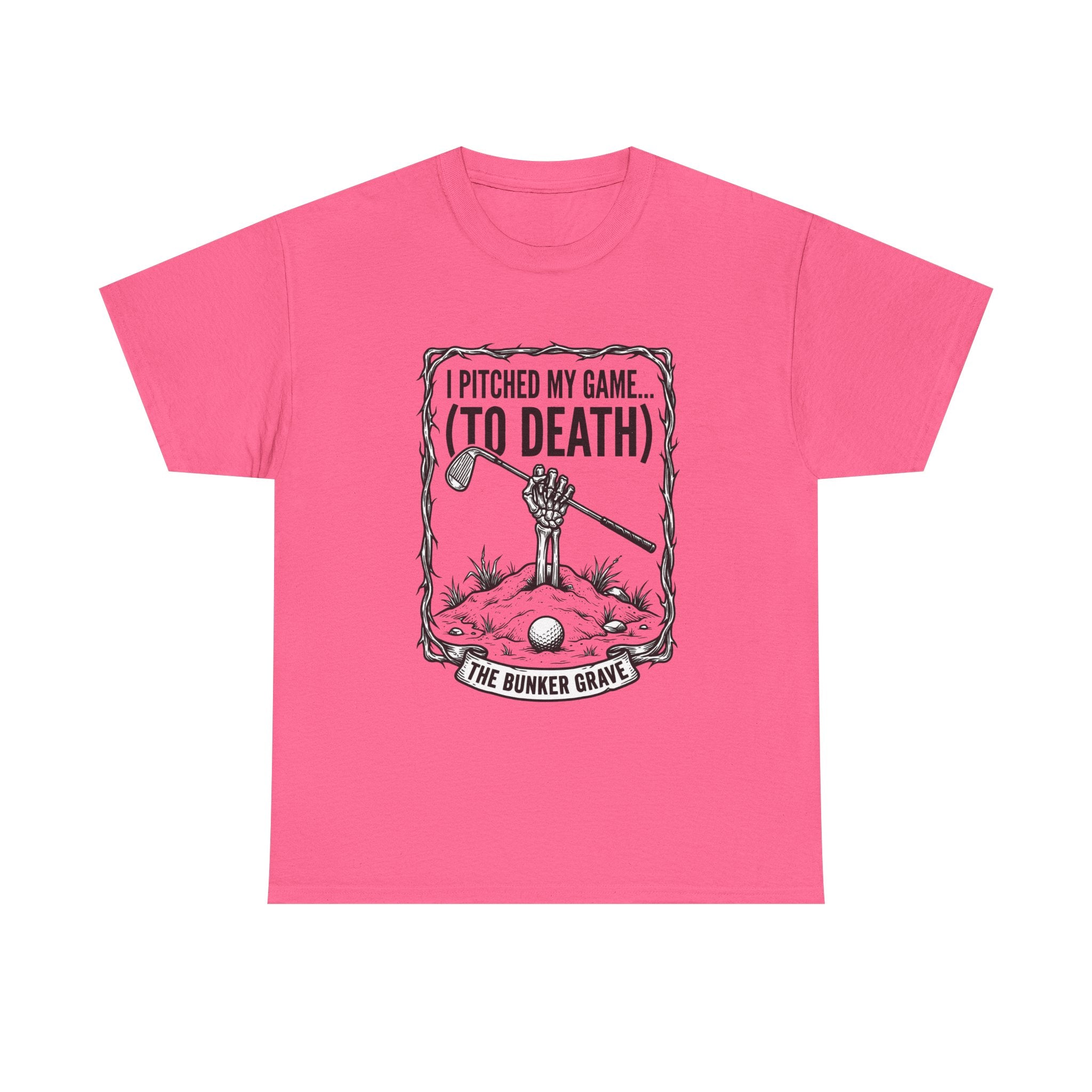 Golf 'I Pitched My Game (To Death)' T-Shirt – Funny Golfer Graphic Tee