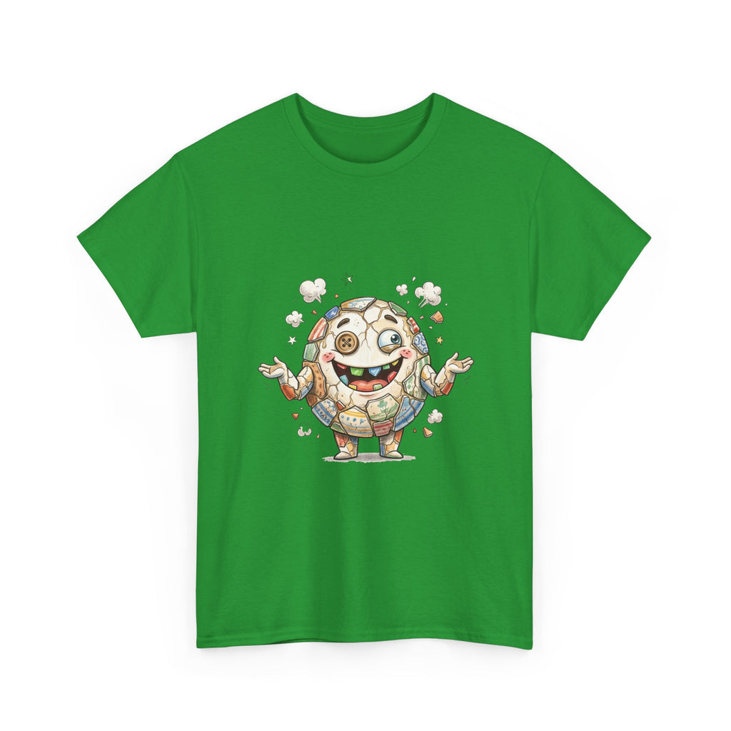 T-Shirt — Cute Kawaii Mosaic Egg Character Illustration Tee