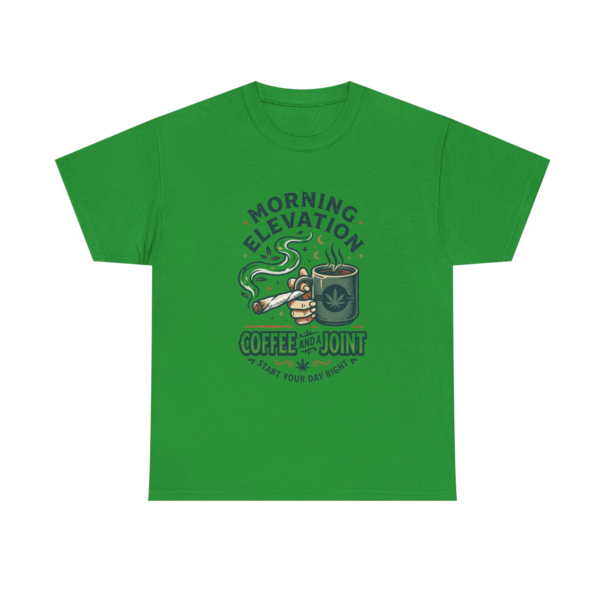 Coffee & Joint T-Shirt — Morning Elevation Graphic Tee