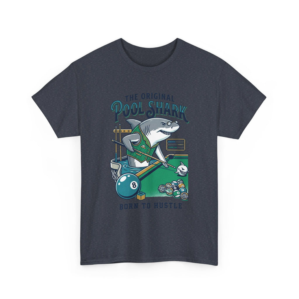 Pool Shark T-Shirt — 'The Original Pool Shark: Born to Hustle' Billiards Tee