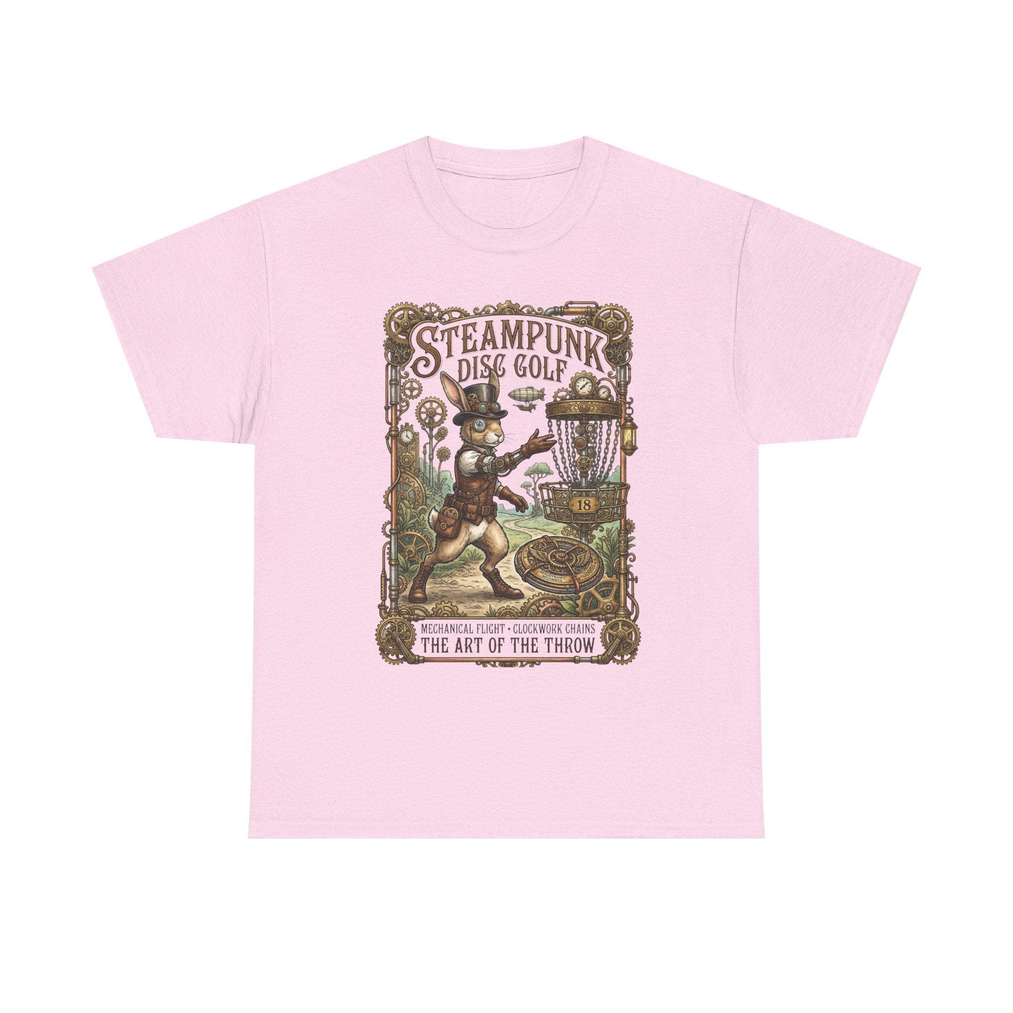 Steampunk Disc Golf T-Shirt — Vintage Victorian Throw Art Tee