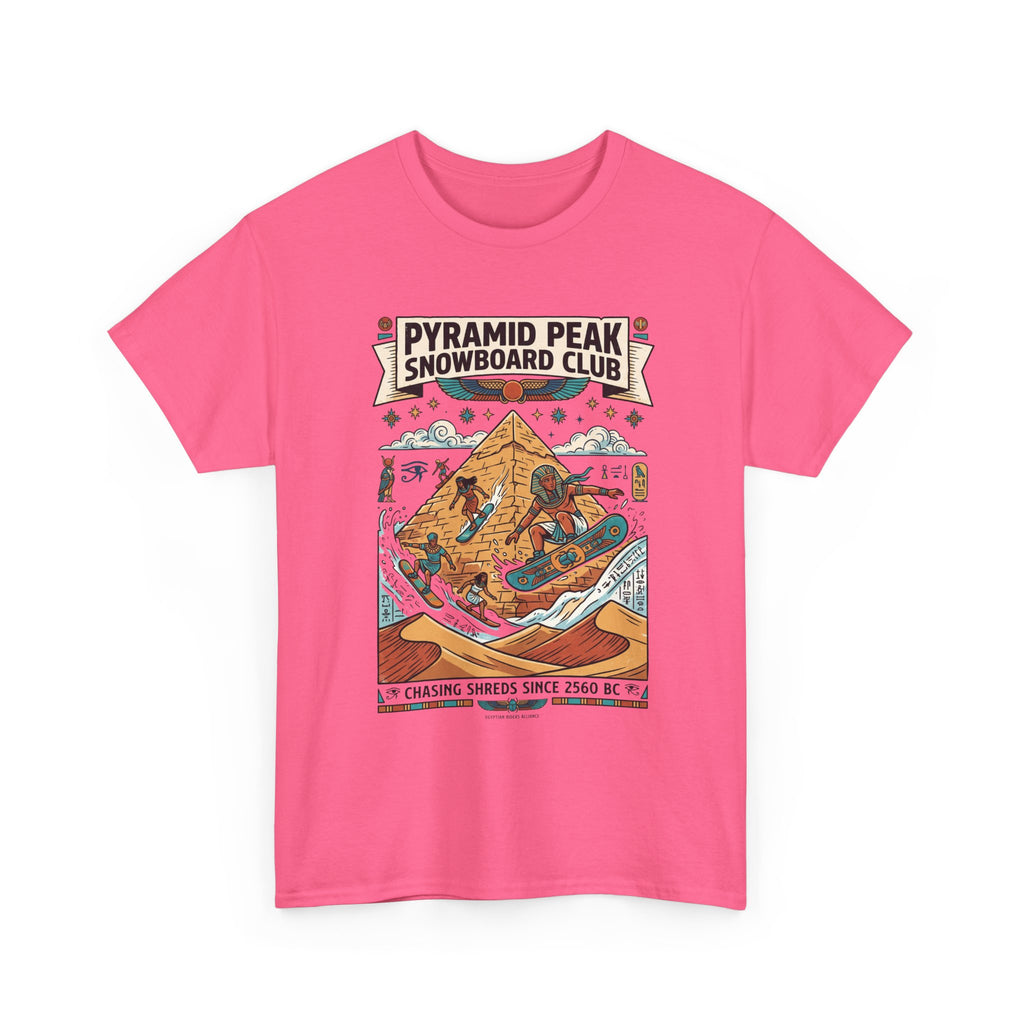 Snowboard Club Graphic Tee — "Pyramid Peak Snowboard Club" Vintage Winter Shirt