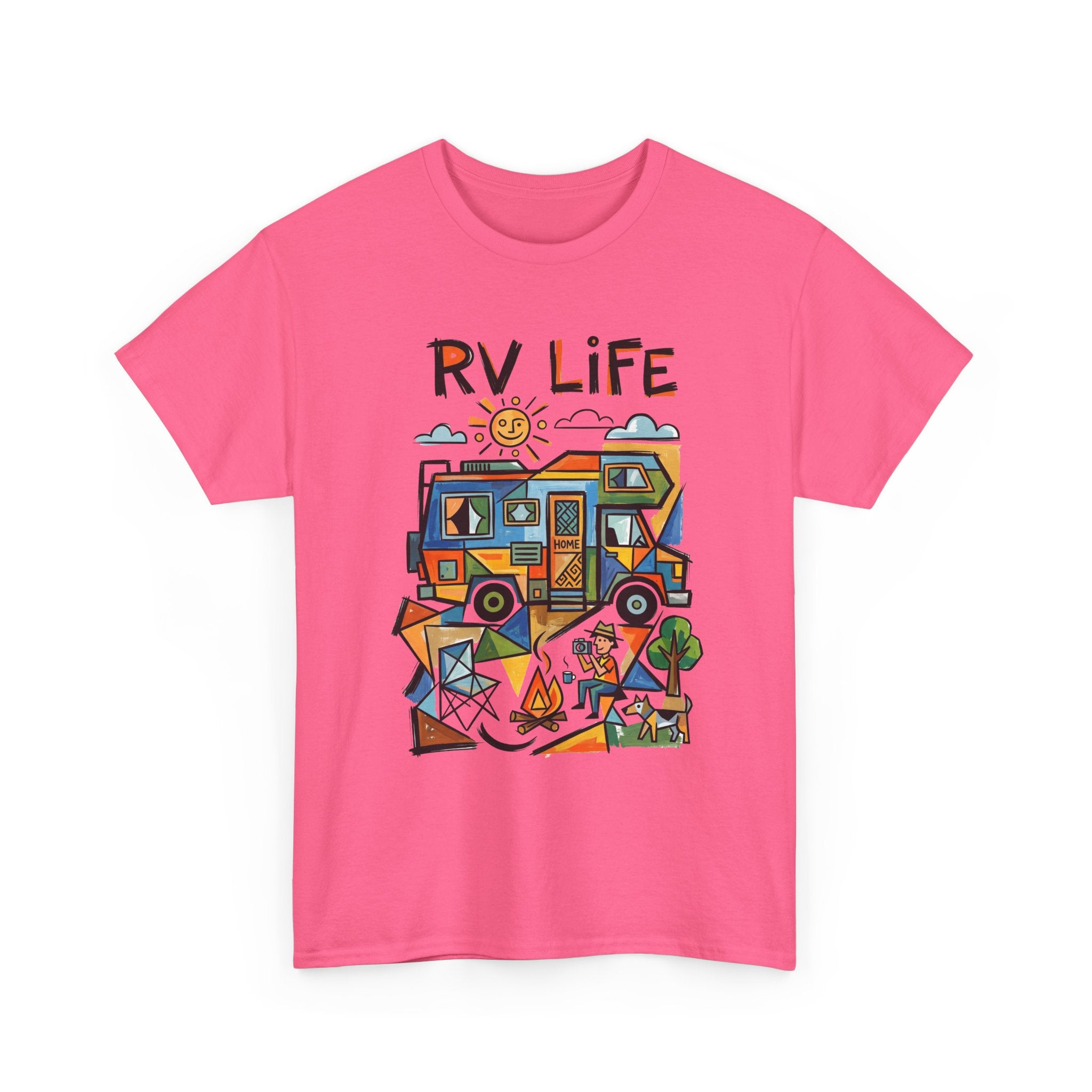 RV Life T-Shirt — Retro Camper Roadtrip Tee for RV Travelers & Campers