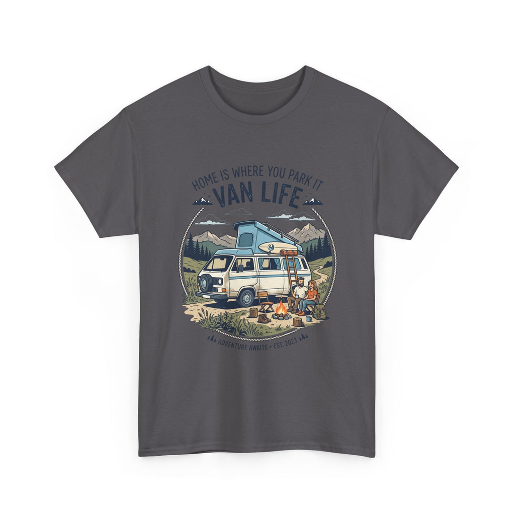 Van Life T-Shirt — "Home Is Where You Park It" Adventure Tee
