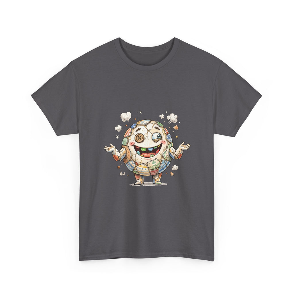 T-Shirt — Cute Kawaii Mosaic Egg Character Illustration Tee