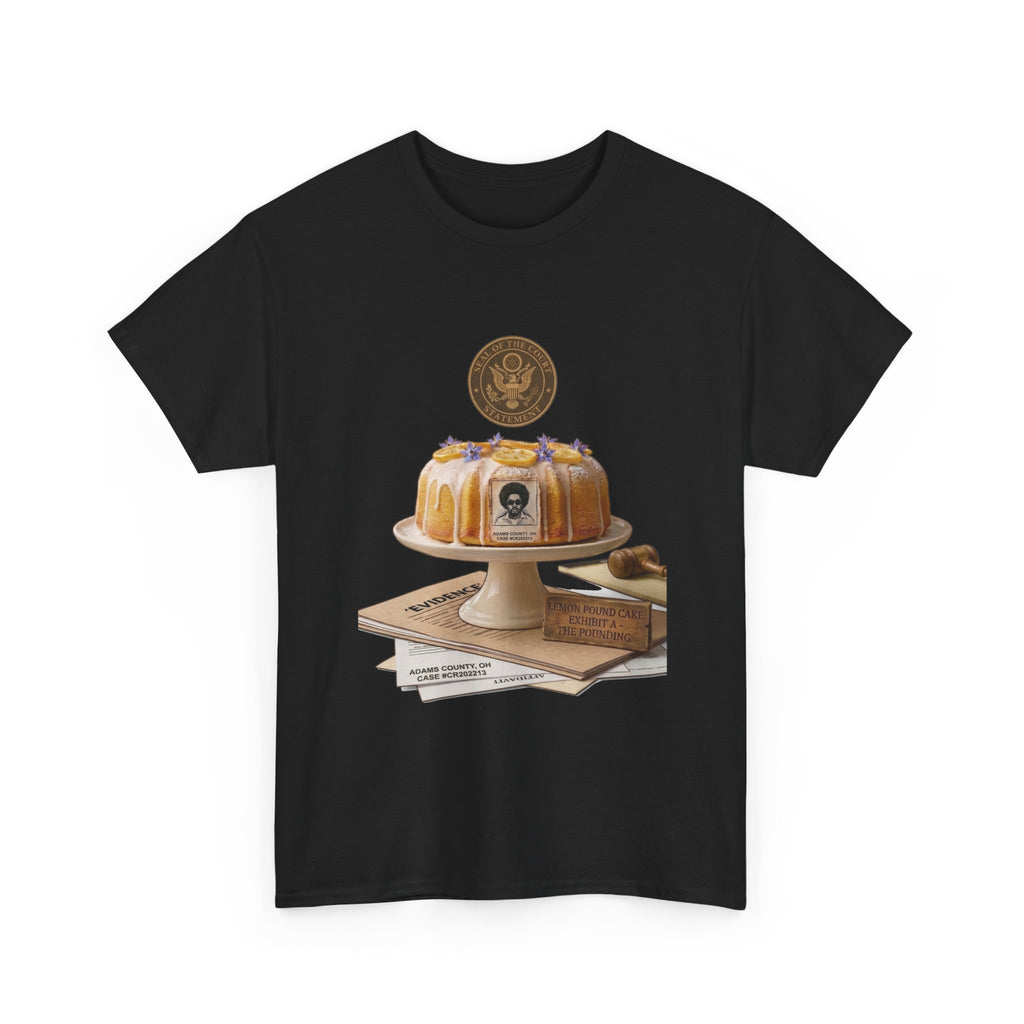 Lemon Pound Cake T‑Shirt — Vintage Baking Illustration Tee