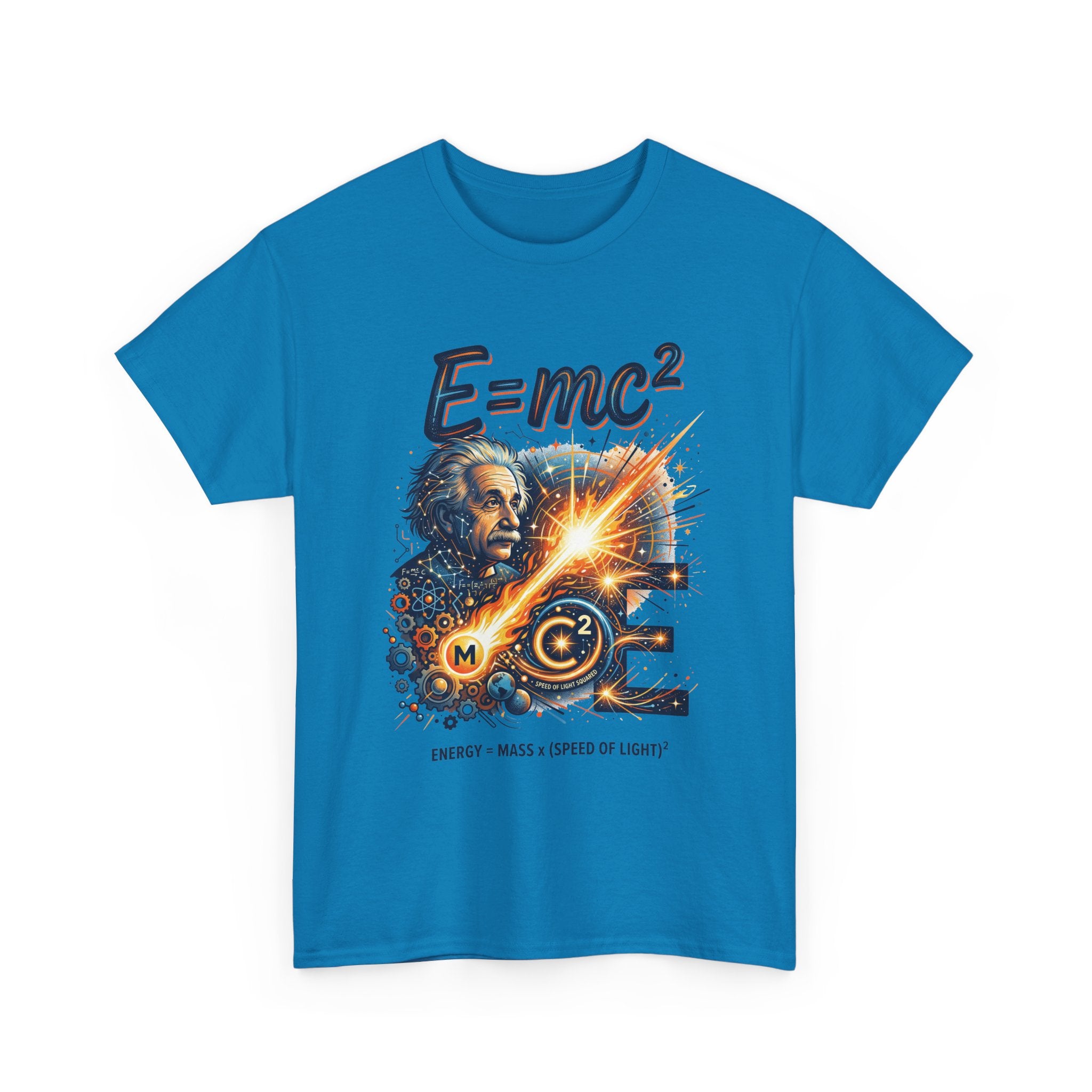 E=mc Einstein Physics T-Shirt — Science Lover Tee