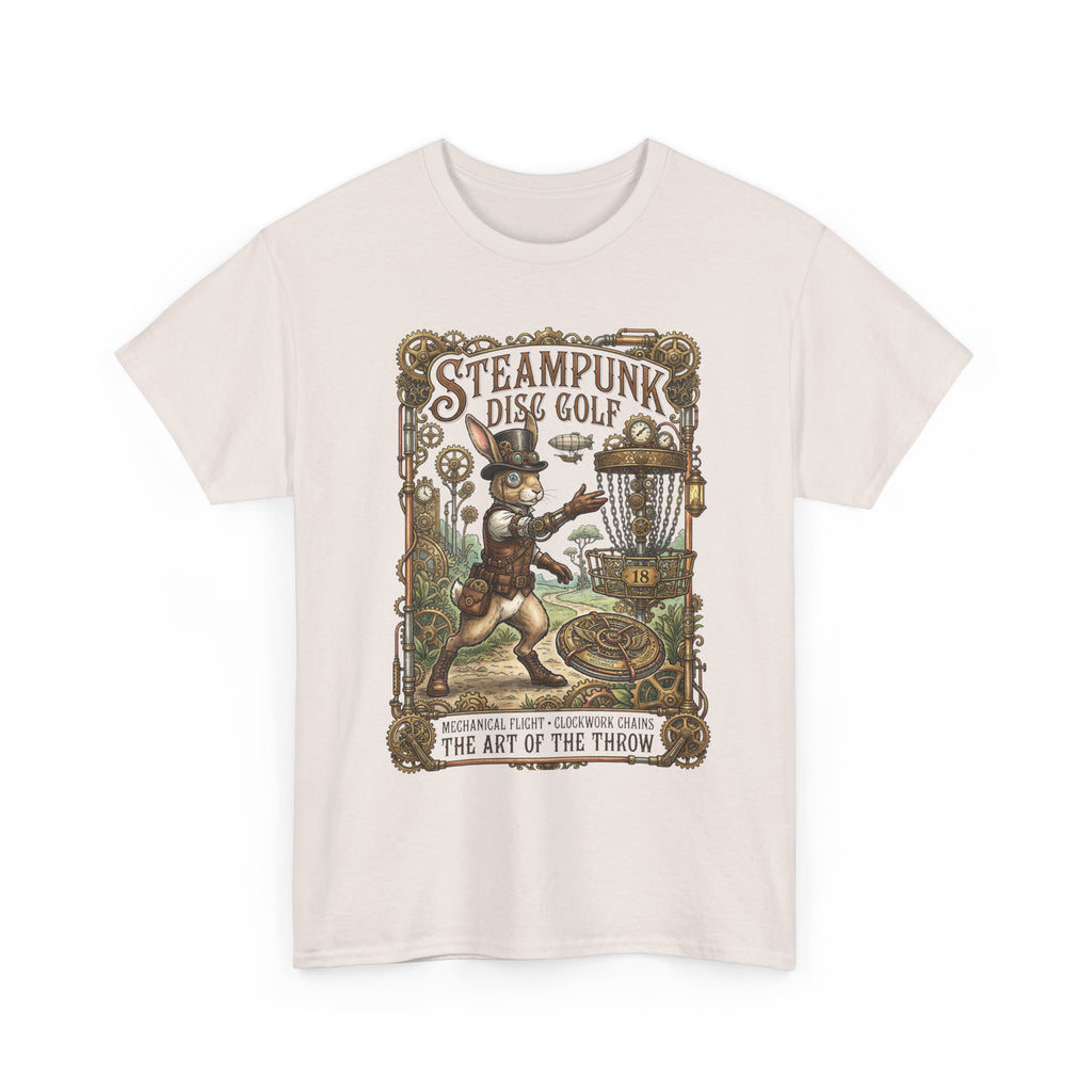 Steampunk Disc Golf T-Shirt — Vintage Victorian Throw Art Tee