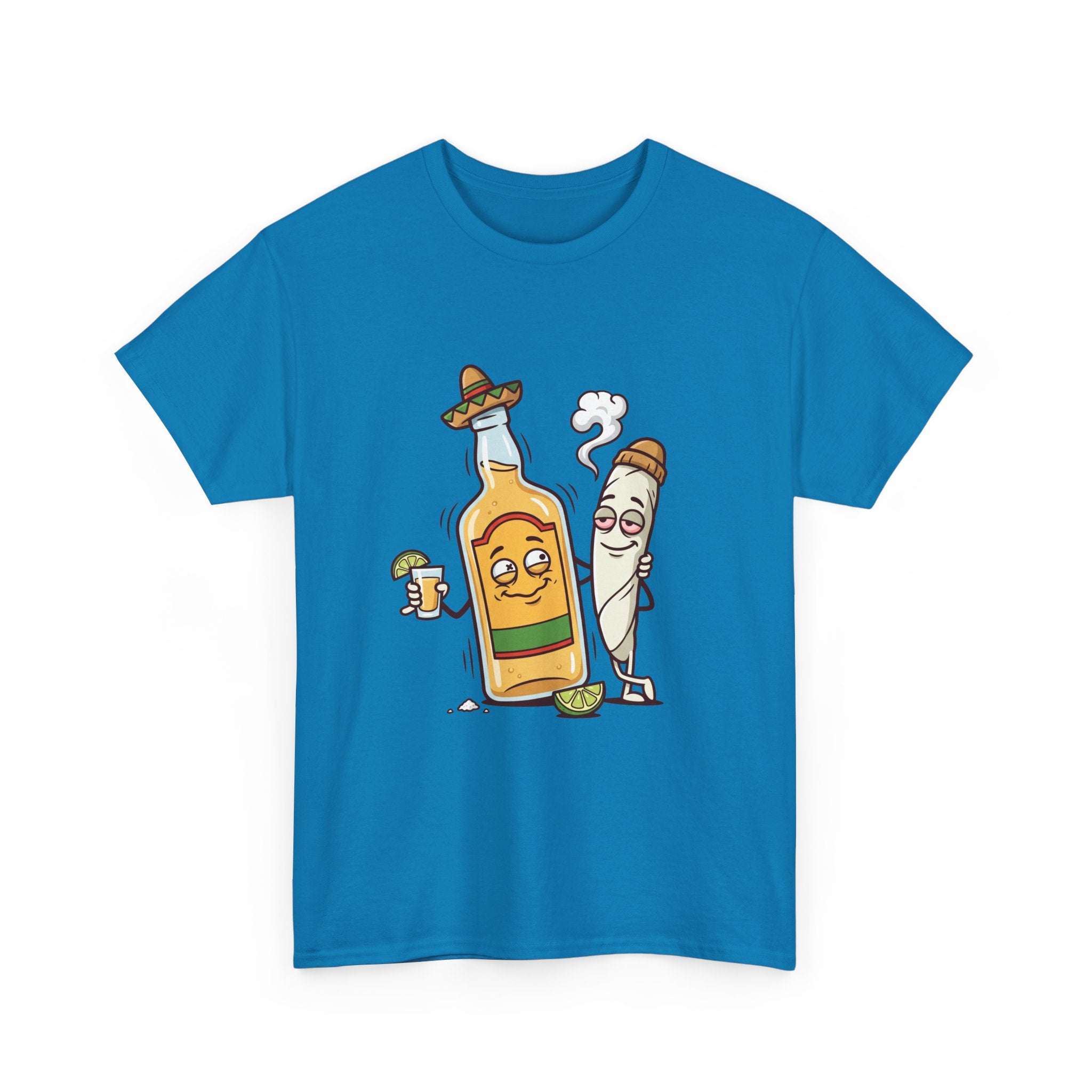 Tequila & Joint Funny Graphic Tee