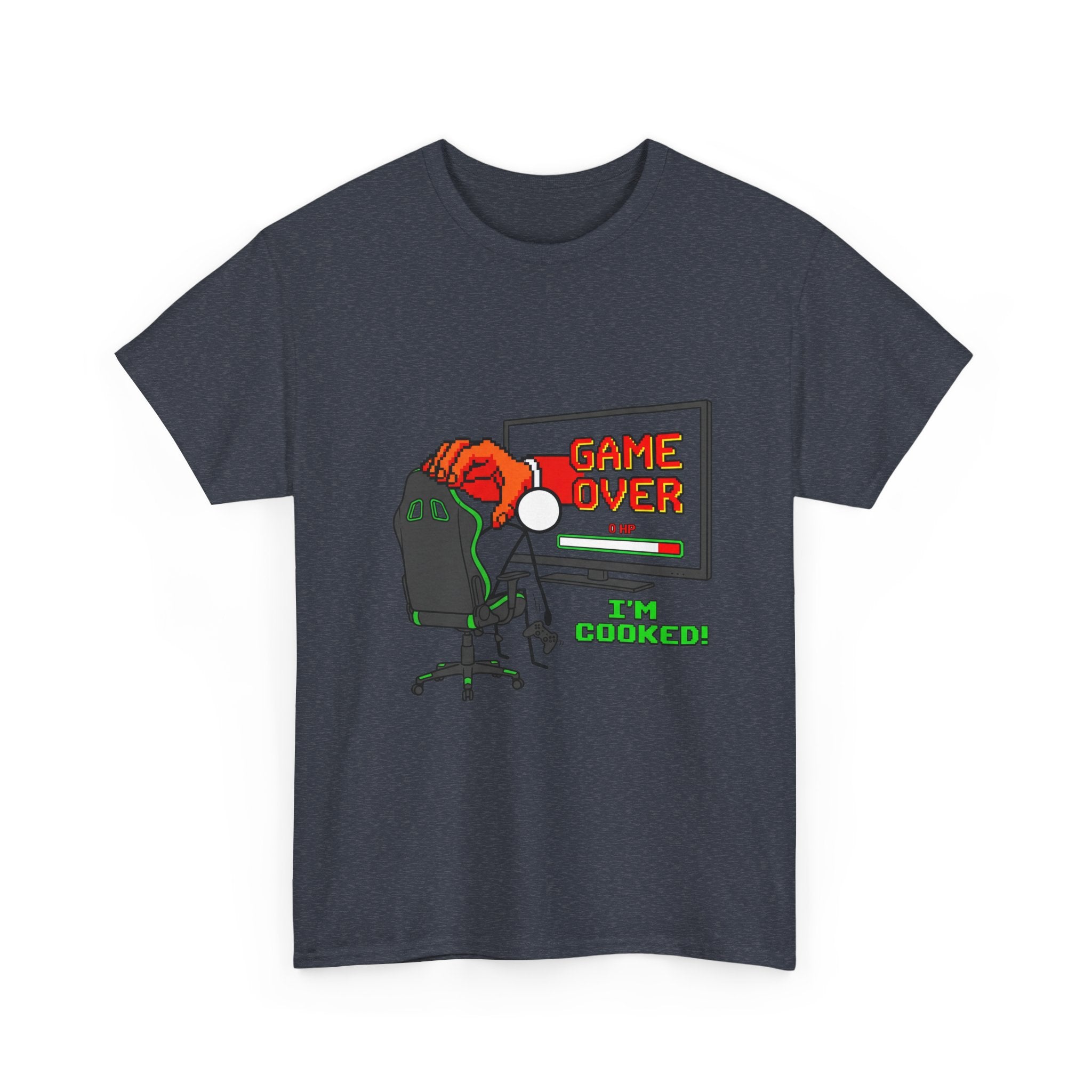 Gamer "Game Over I'm Cooked" T-Shirt