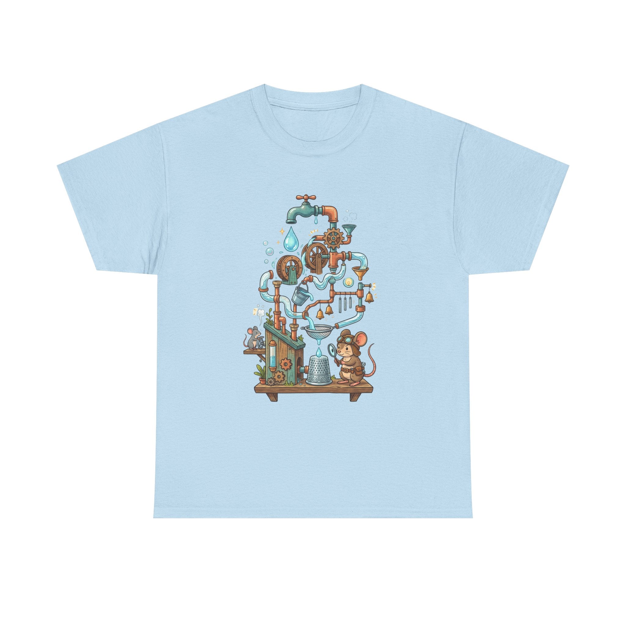 Water Machine T-Shirt — Cute Mouse Contraption Tee