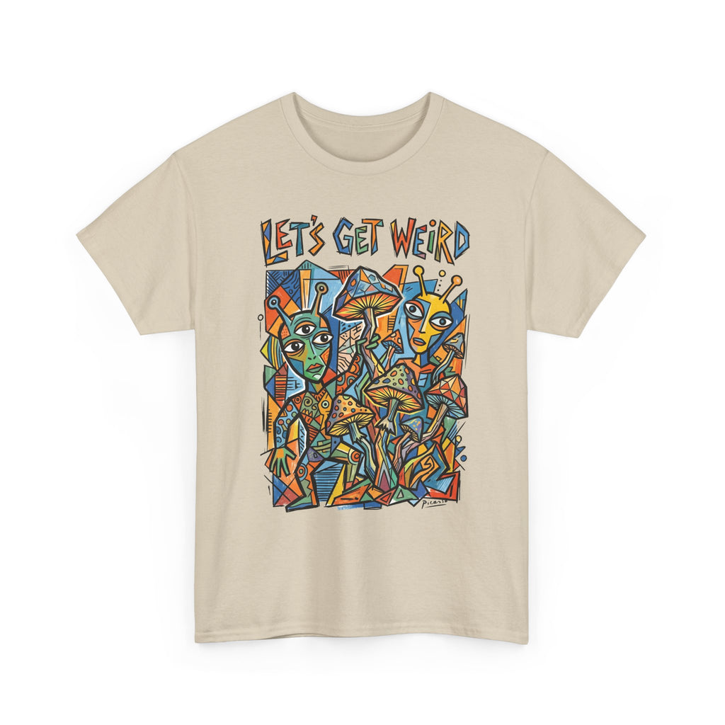 Let's Get Weird Abstract Art T-Shirt — Colorful Psychedelic Graphic Tee