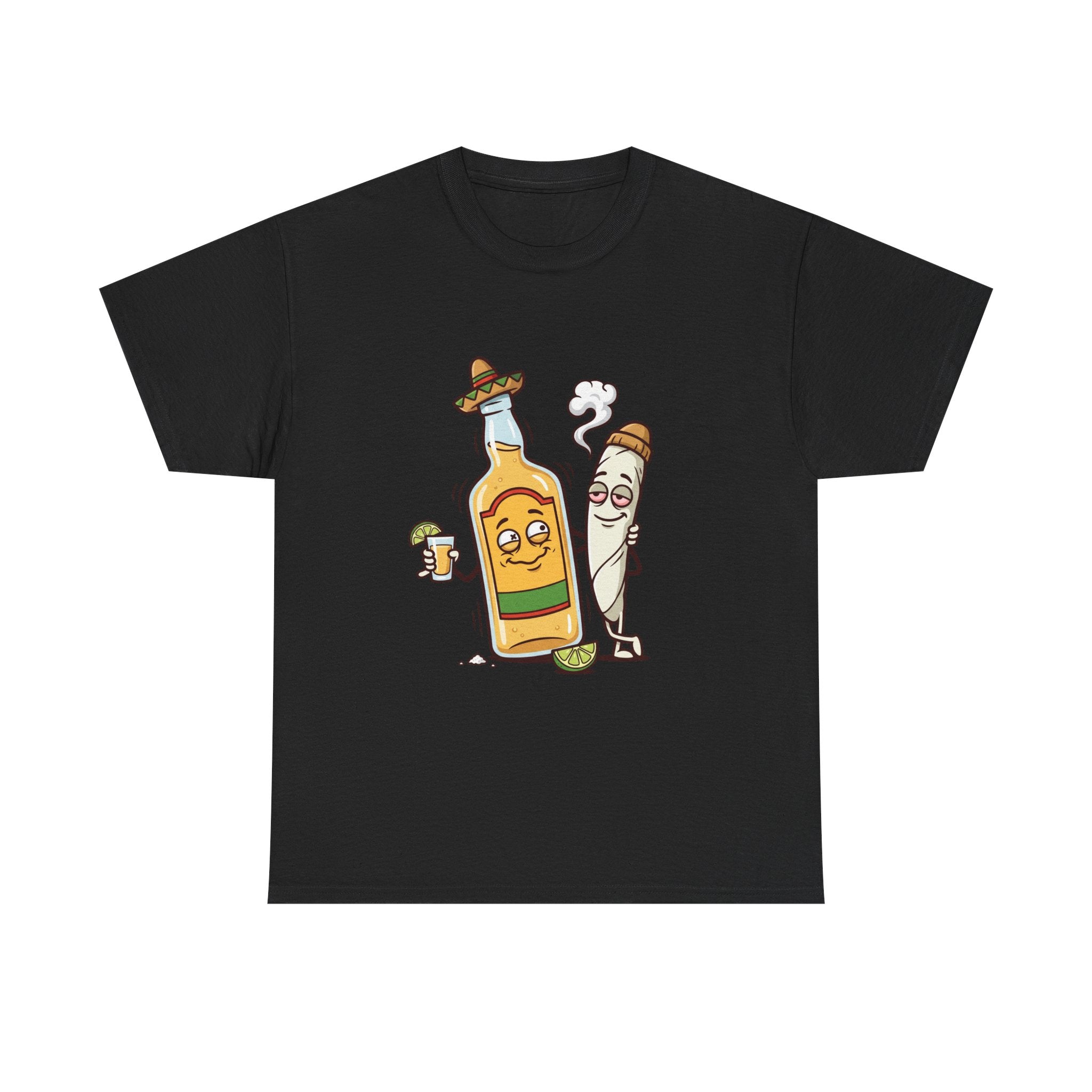Tequila & Joint Funny Graphic Tee