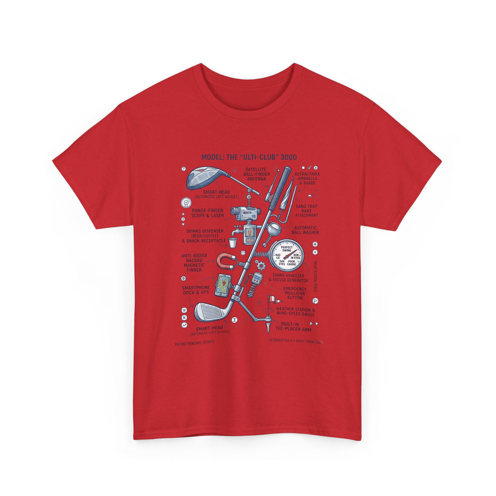 T-Shirt — Golf Club Diagram Vintage Schematic Tee