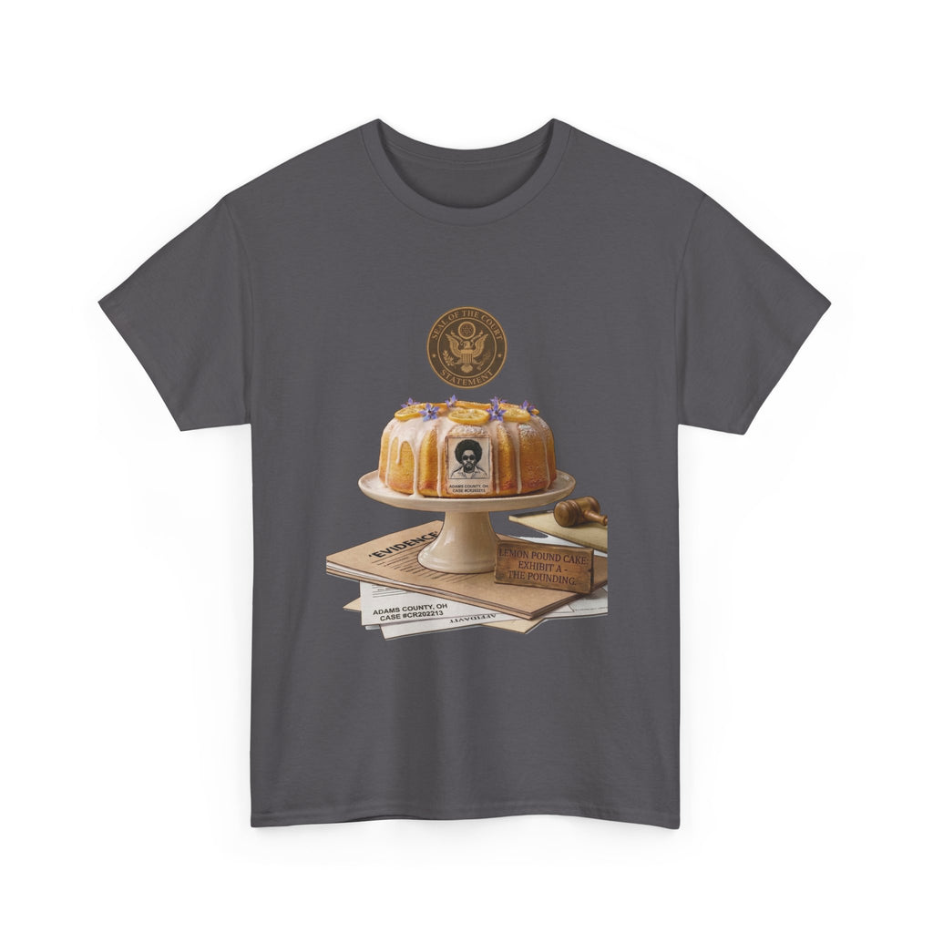 Lemon Pound Cake T‑Shirt — Vintage Baking Illustration Tee