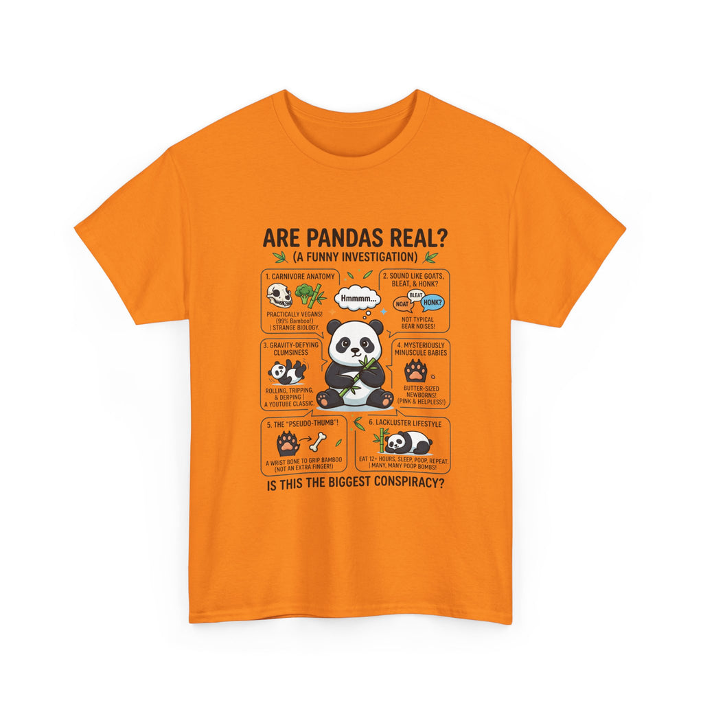 Are Pandas Real? Funny Panda Infographic T-Shirt