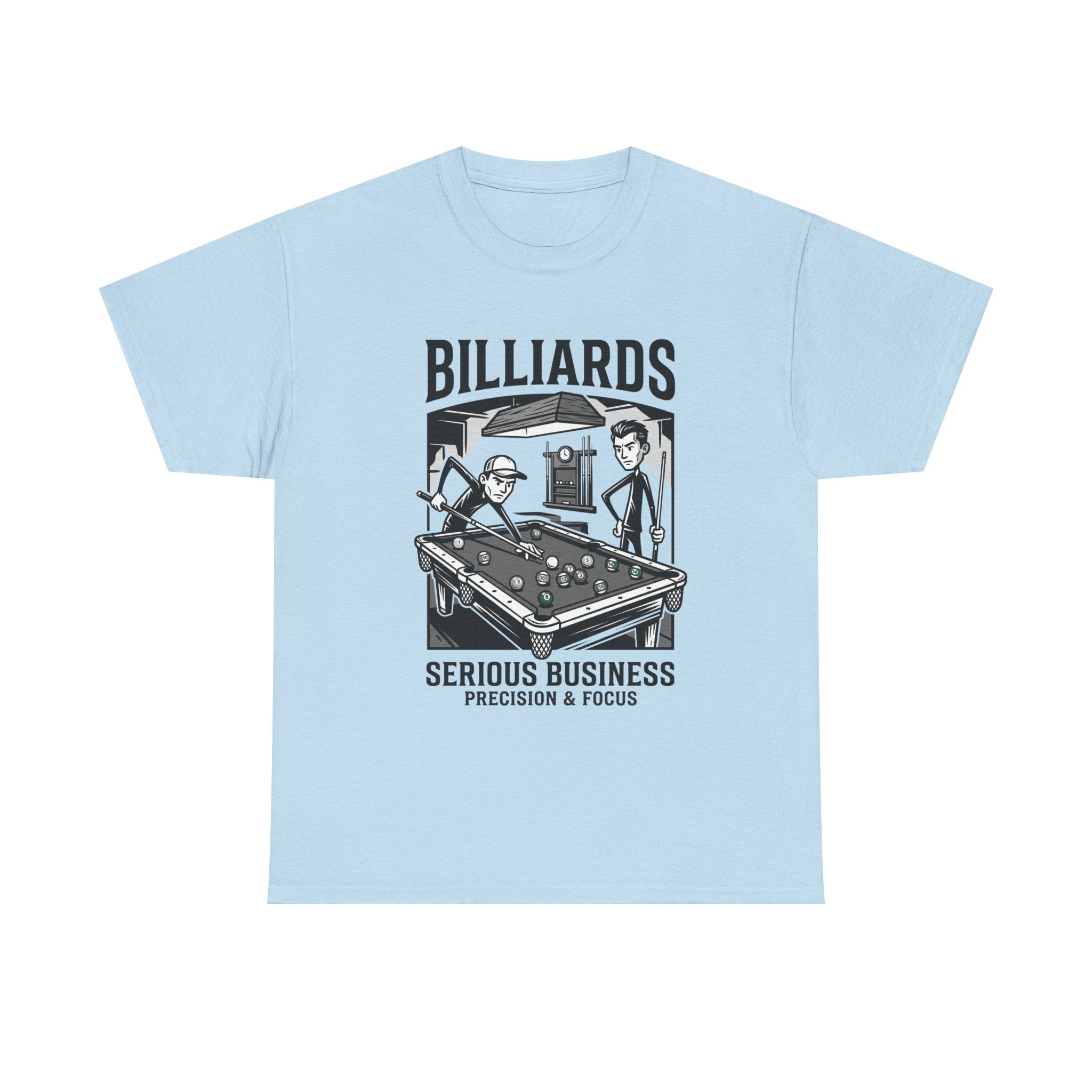 Billiards Tee – "Serious Business" Pool Player T-Shirt