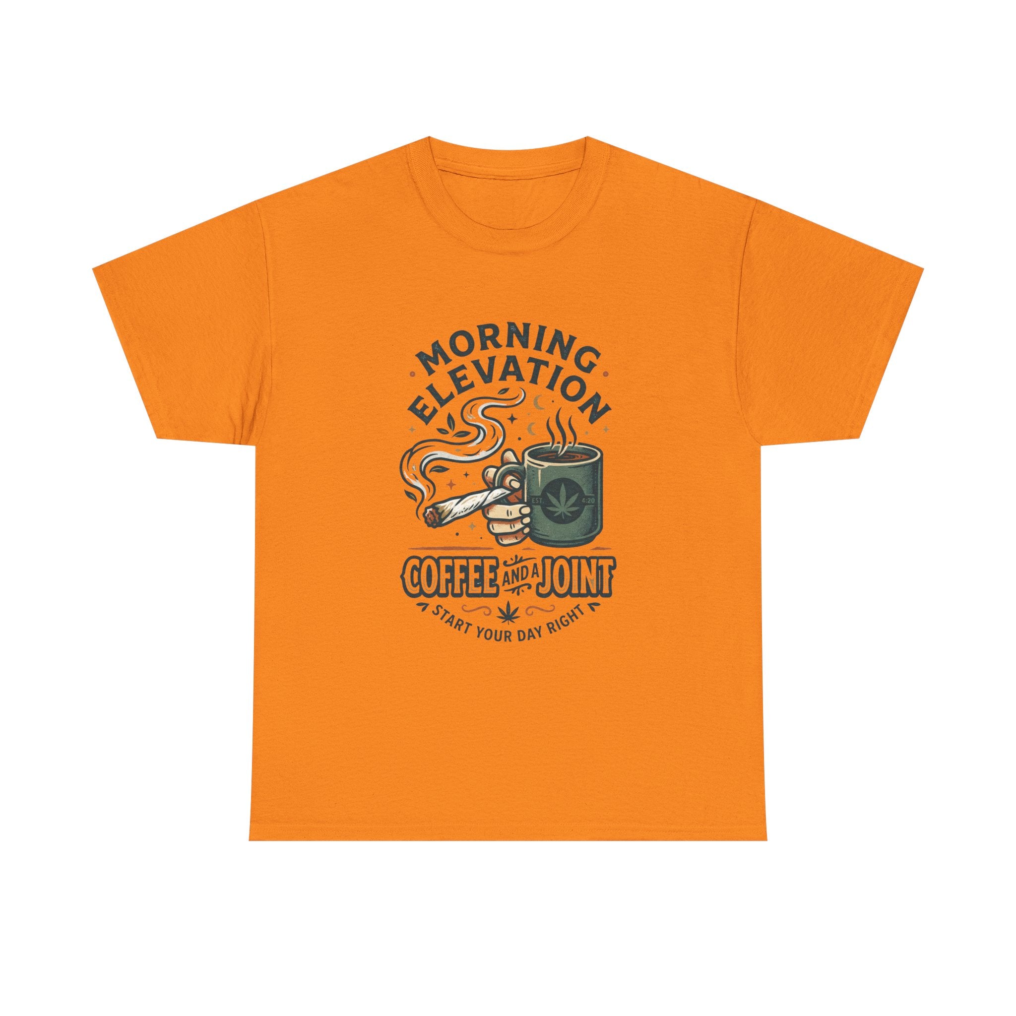 Coffee & Joint T-Shirt — Morning Elevation Graphic Tee