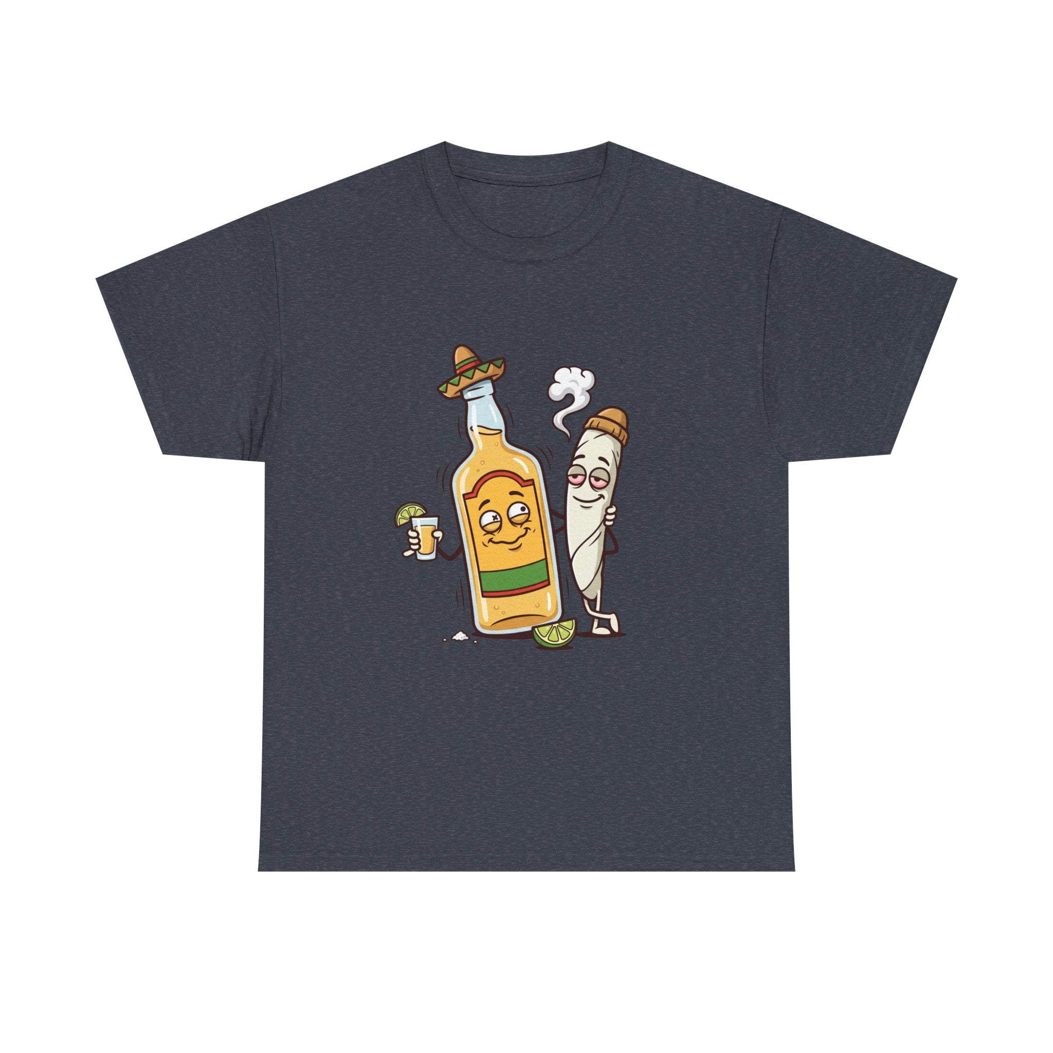 Tequila & Joint Funny Graphic Tee
