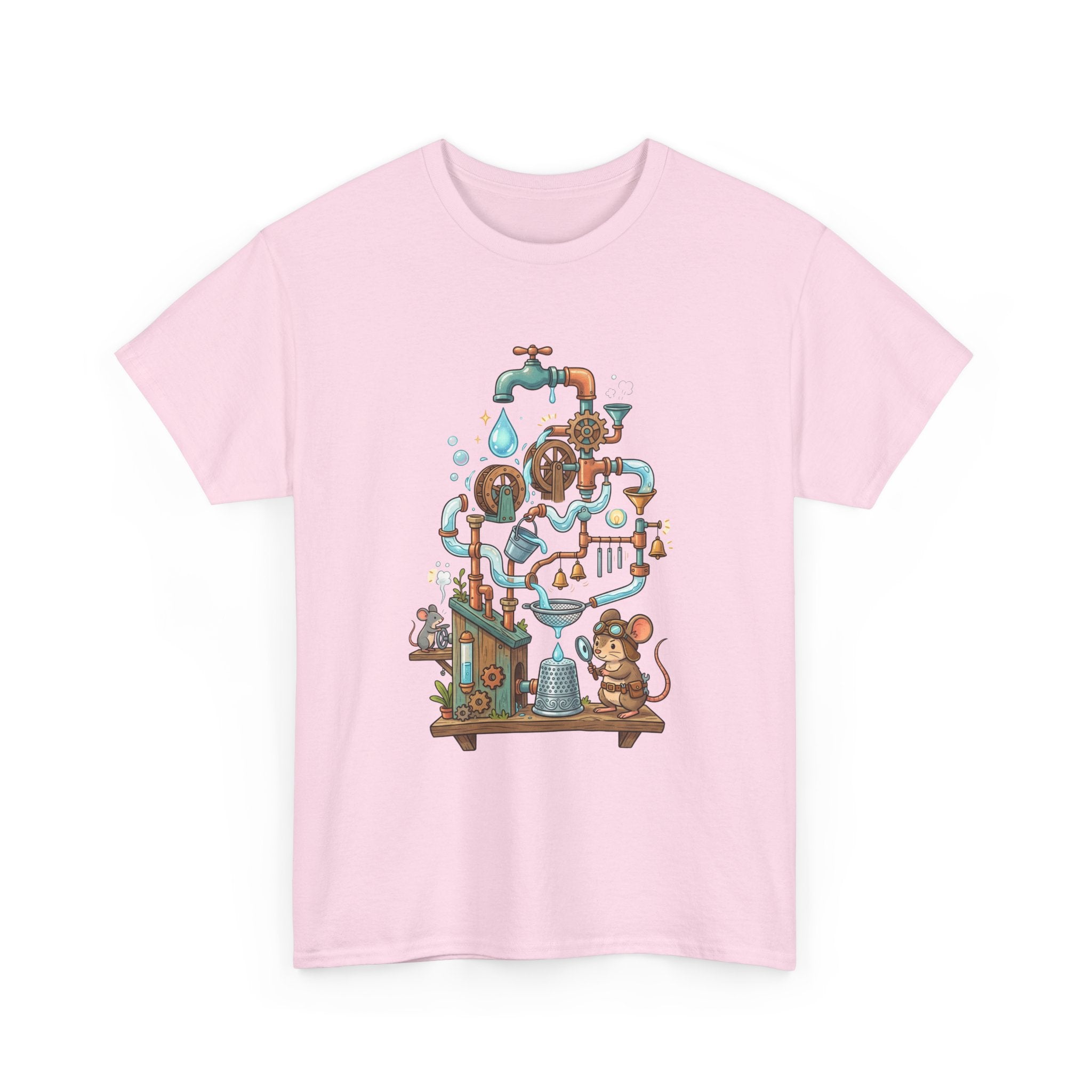 Water Machine T-Shirt — Cute Mouse Contraption Tee