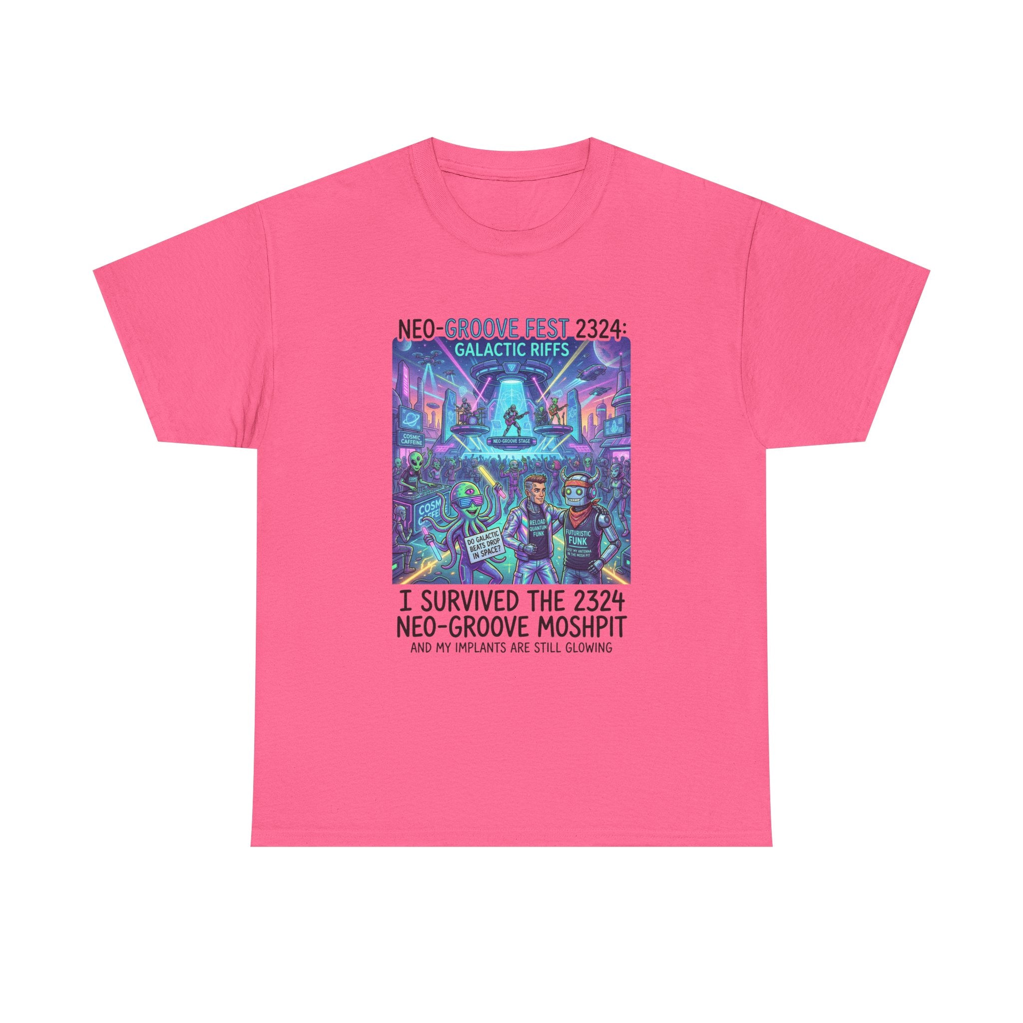 Neo-Groove Fest 2324 Tee — "I Survived the 2324 Neo-Groove Moshpit" Concert T-Shirt