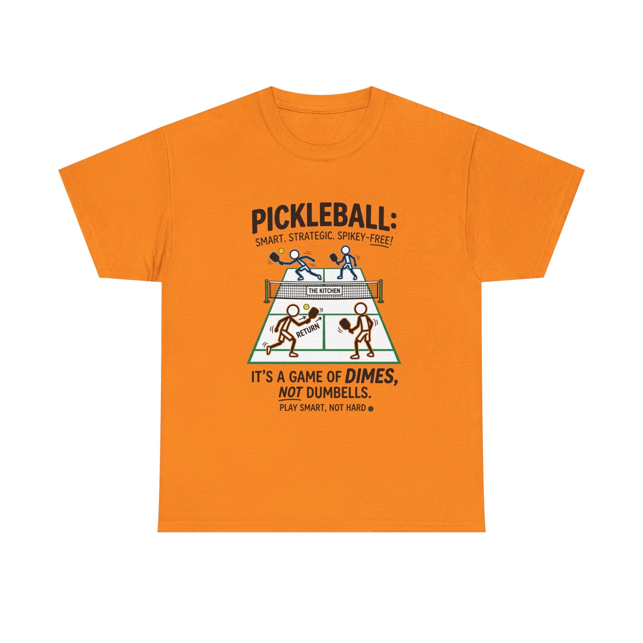Pickleball Tee — "Pickleball: It’s a Game of Dimes, Not Dumbells" Casual Sports Shirt