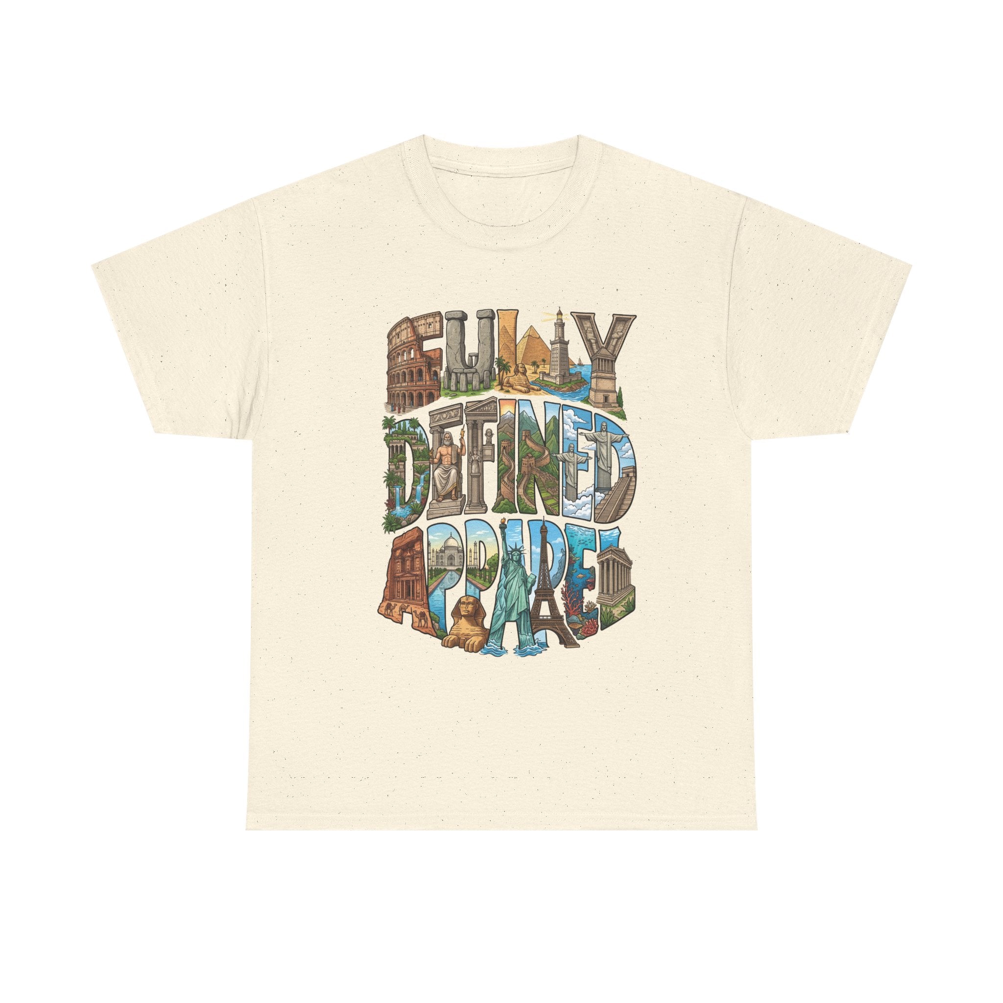 Fully Defined Apparel T‑Shirt — Retro Travel Illustration Tee