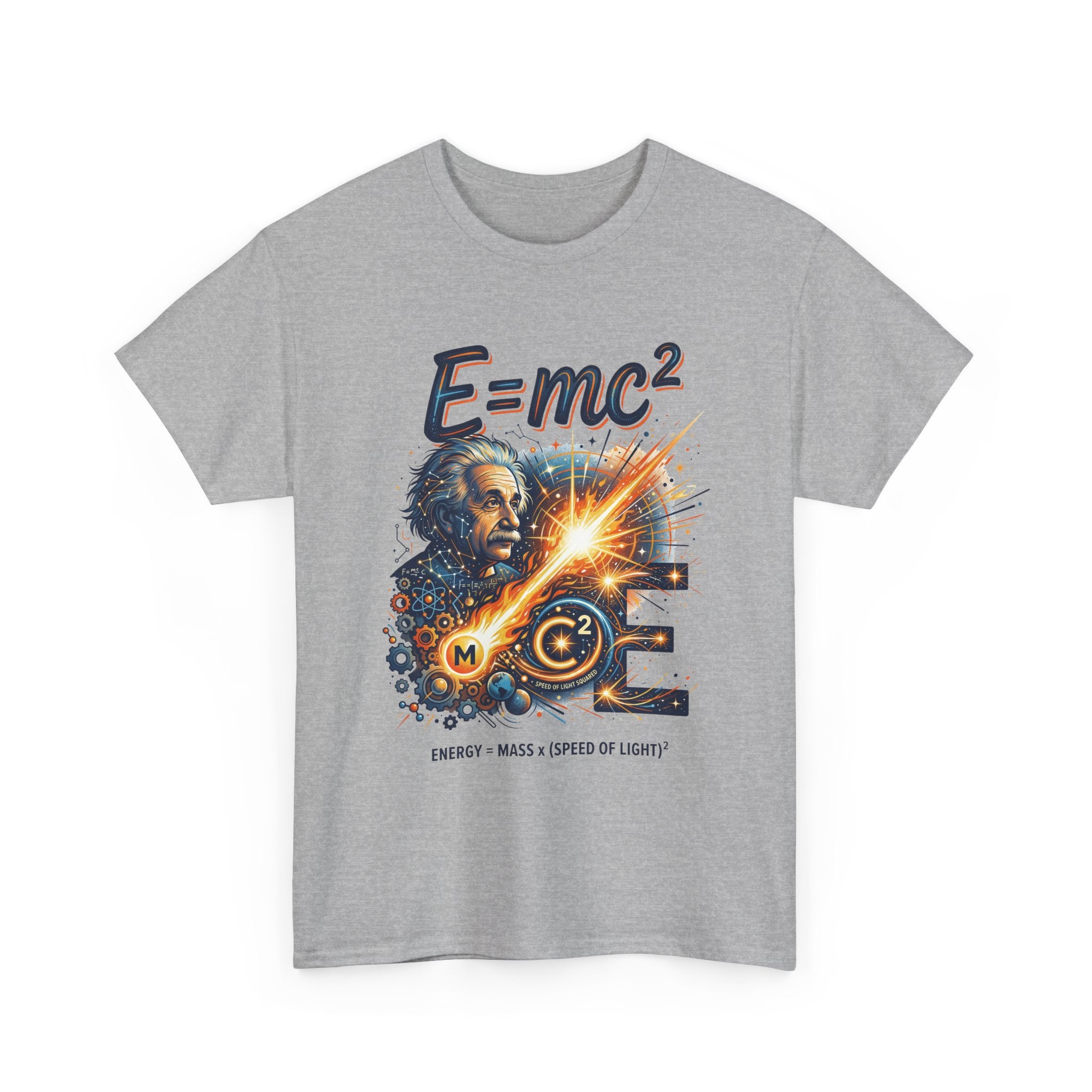 E=mc Einstein Physics T-Shirt — Science Lover Tee