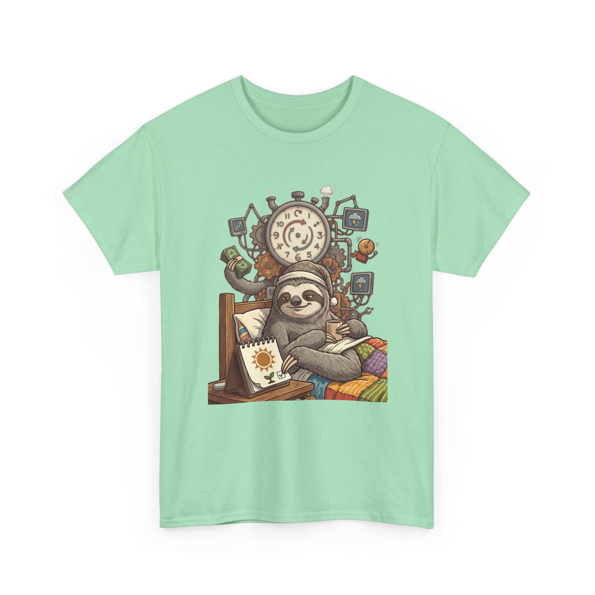 Sloth Cozy Vibes T‑Shirt