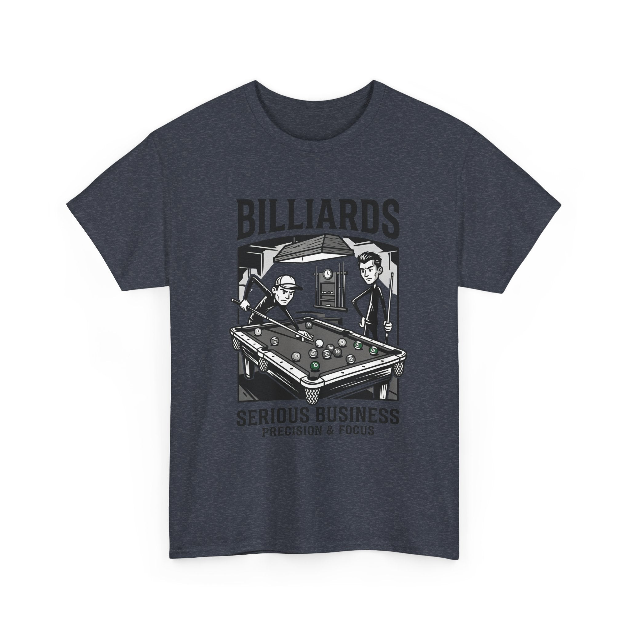 Billiards Tee – "Serious Business" Pool Player T-Shirt