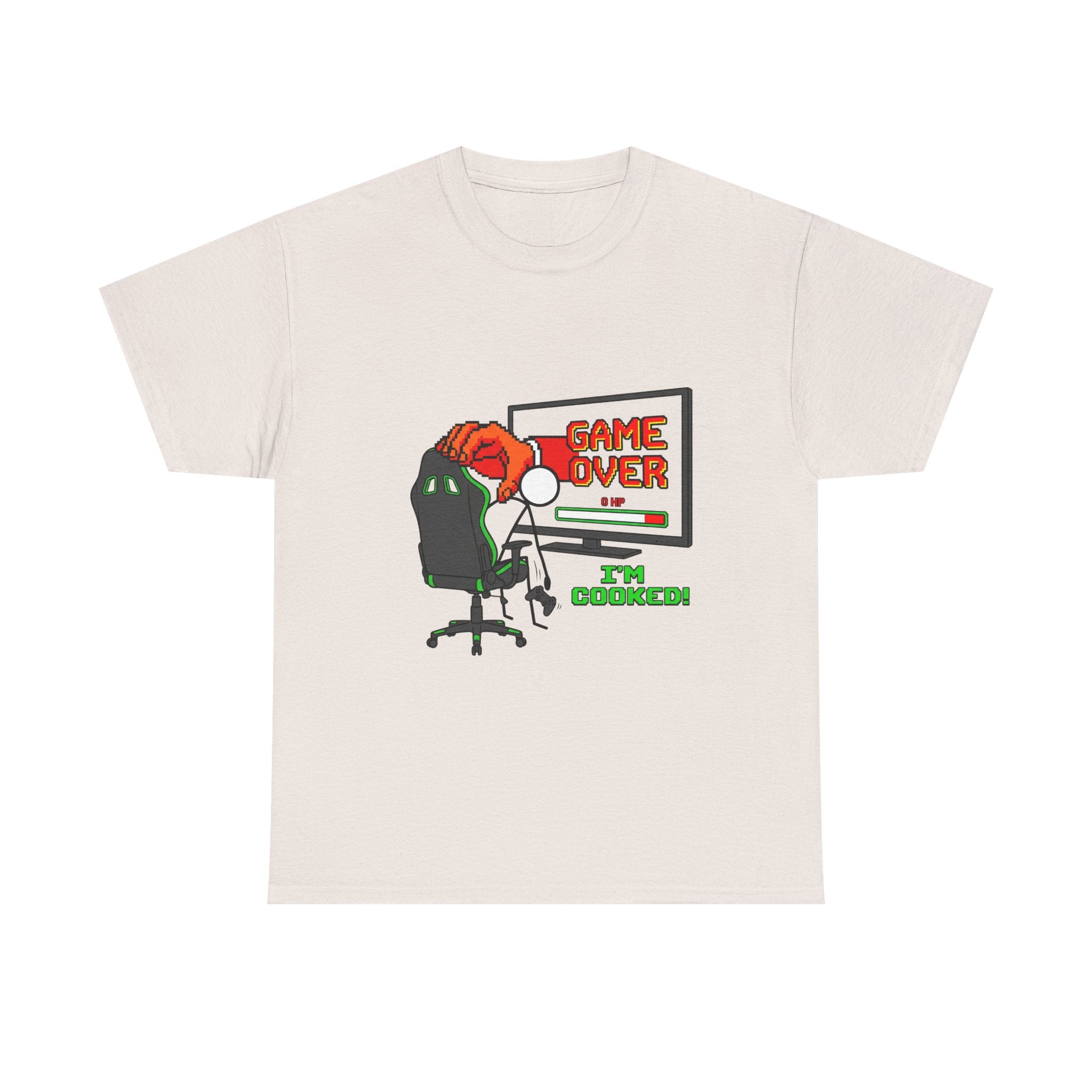 Gamer "Game Over I'm Cooked" T-Shirt