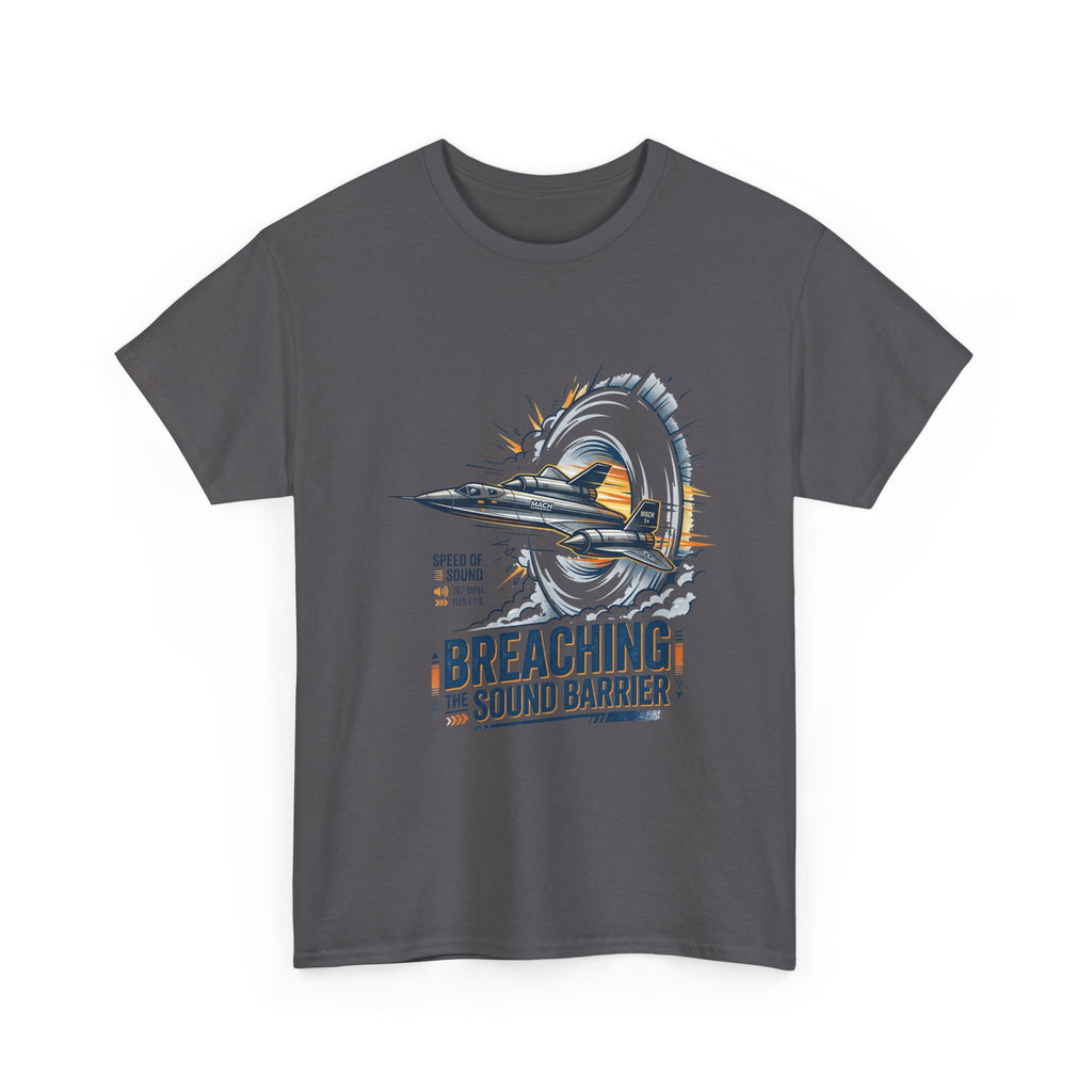 Sonic Boom T-Shirt — 'Breaching the Sound Barrier' Jet Trainer Aviation Graphic Tee